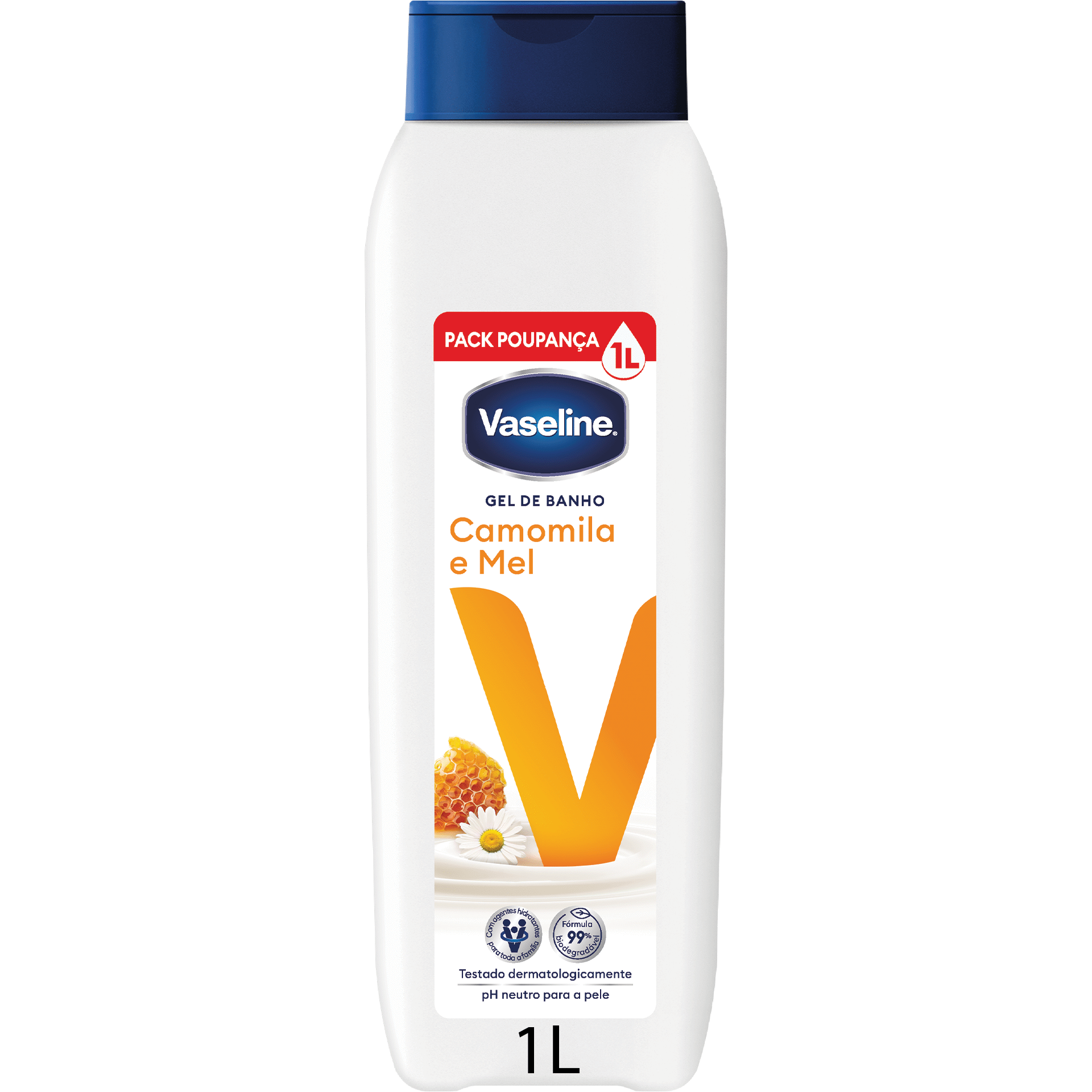 Gel De Banho Camomila E Mel Emb 1 L Vaseline Continente Online