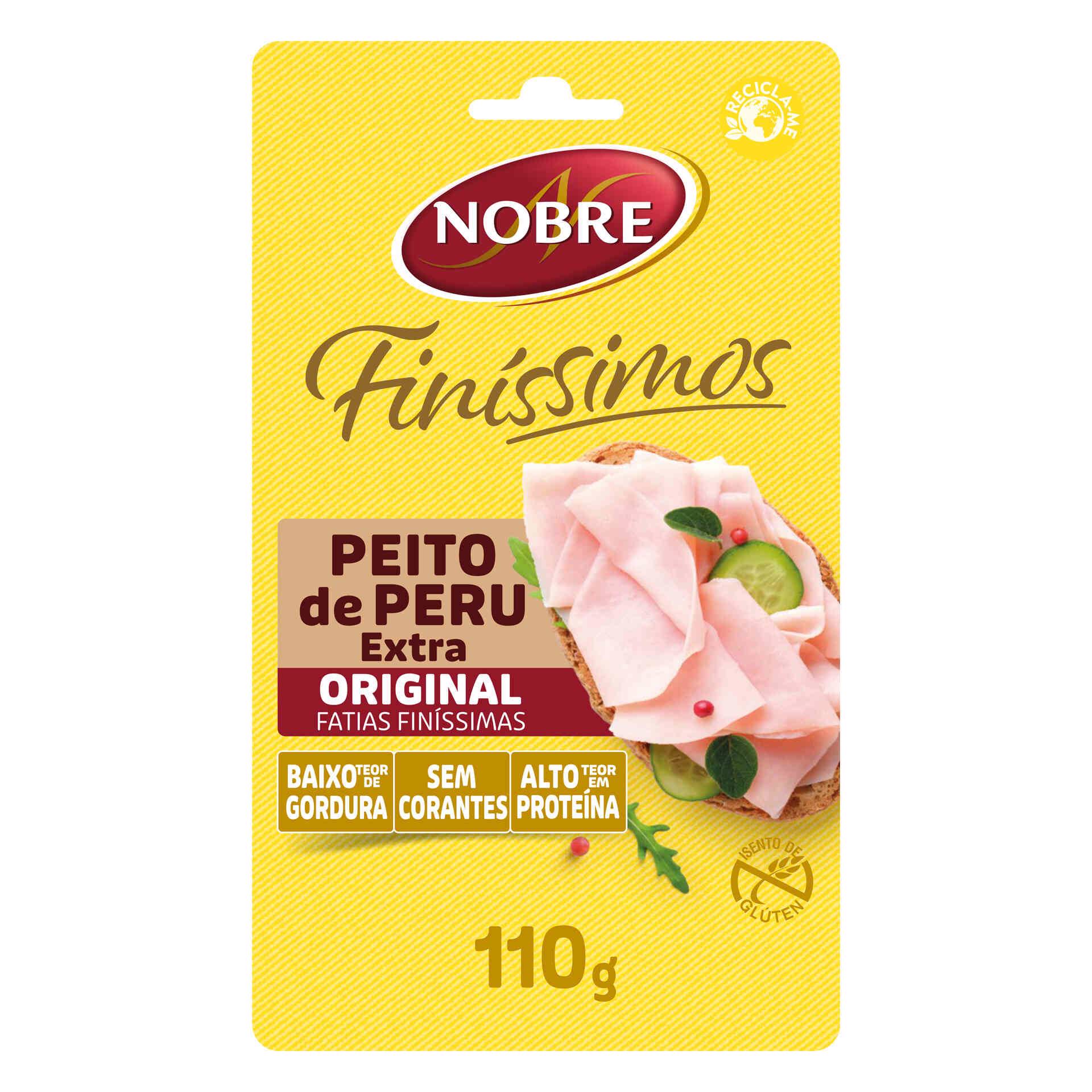 Fiambre De Peito De Peru Extra Fatias Finas Nobre Emb Gr