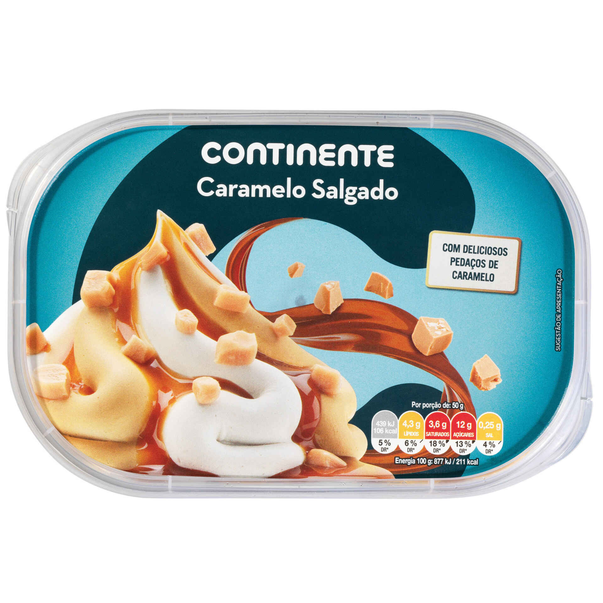 Gelado Caramelo Salgado Emb 950 Ml Continente Continente Online