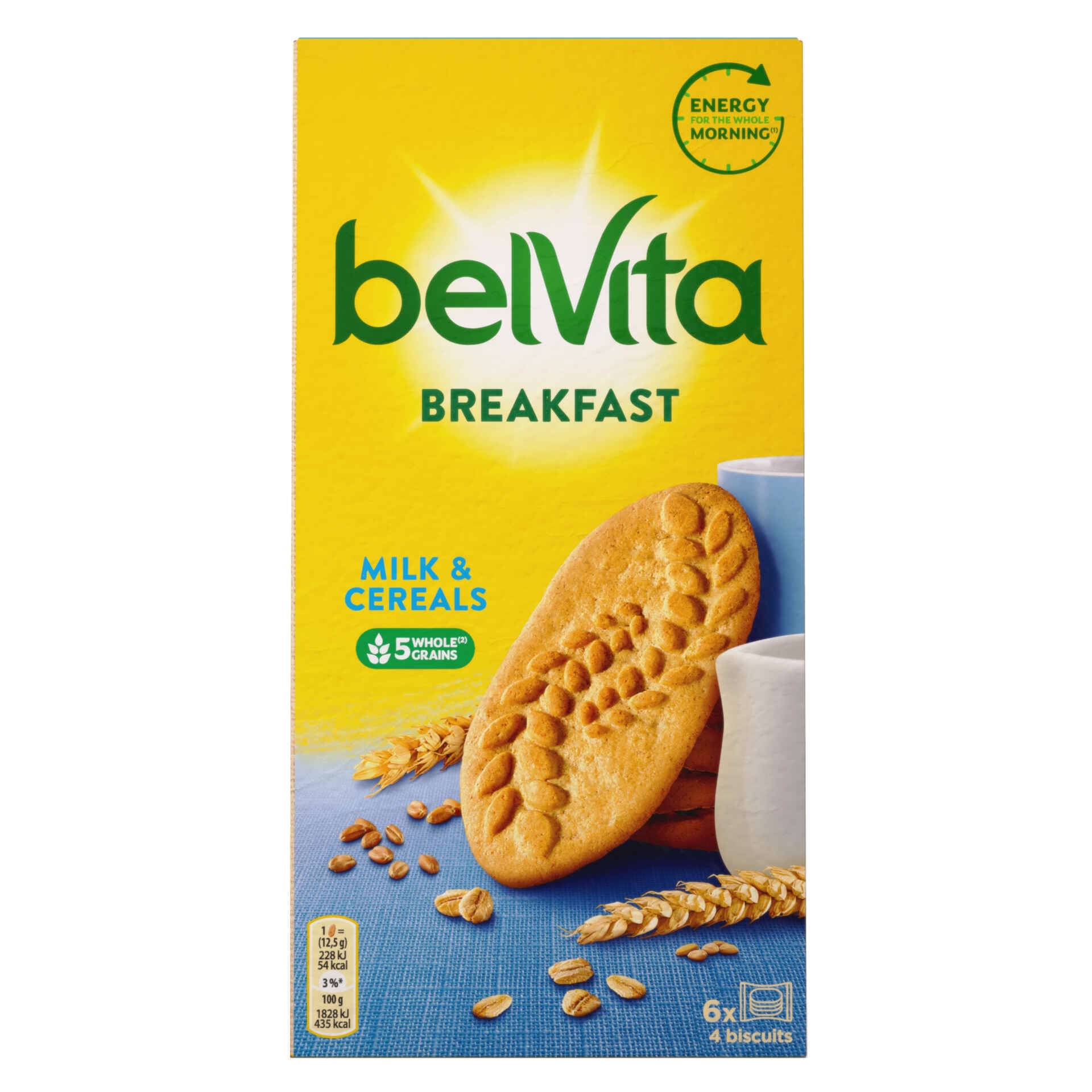 Bolachas De Cereais Leite Emb 300 Gr 6 Un Belvita