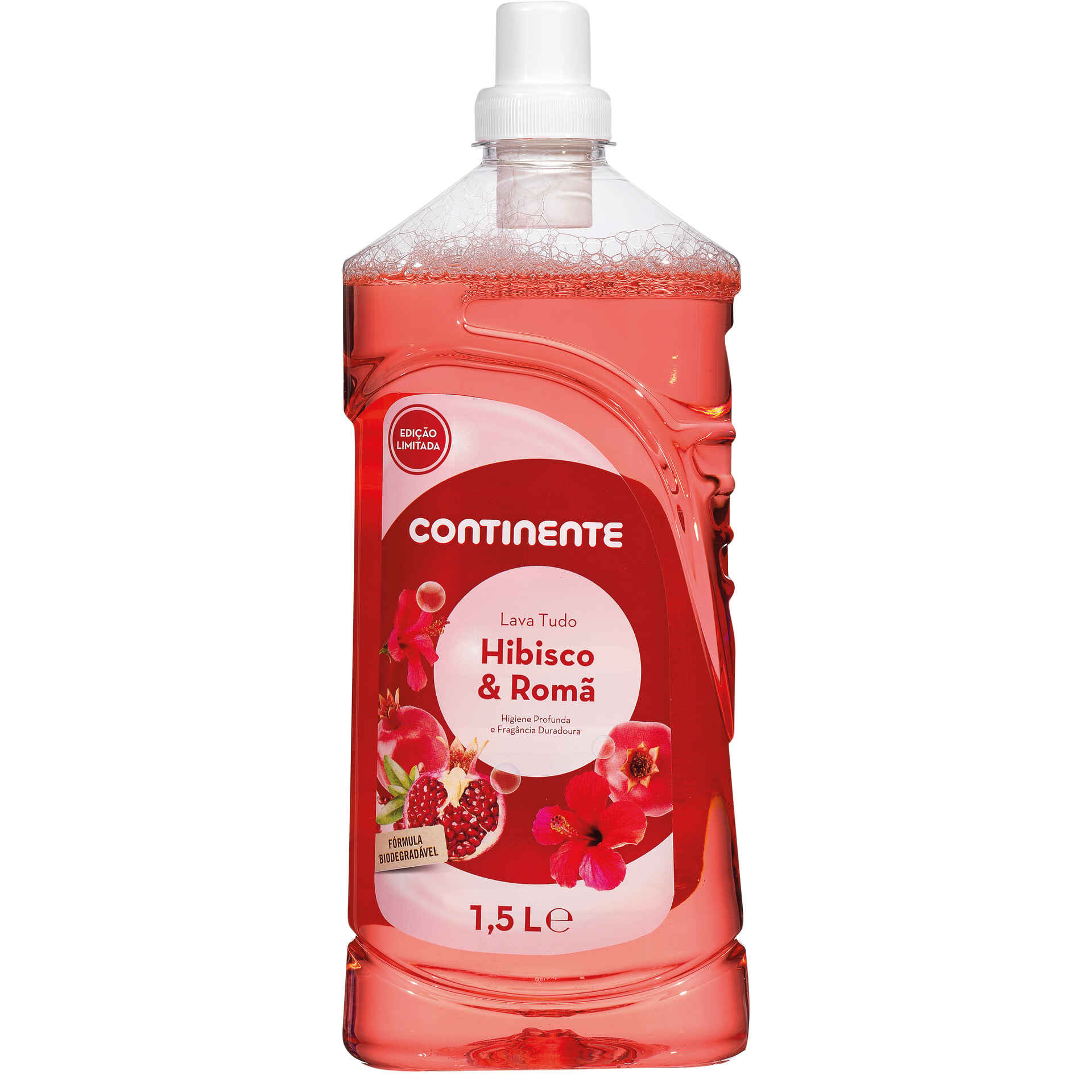 Lava Tudo Perfumado Hibisco E Rom Continente Emb Lt