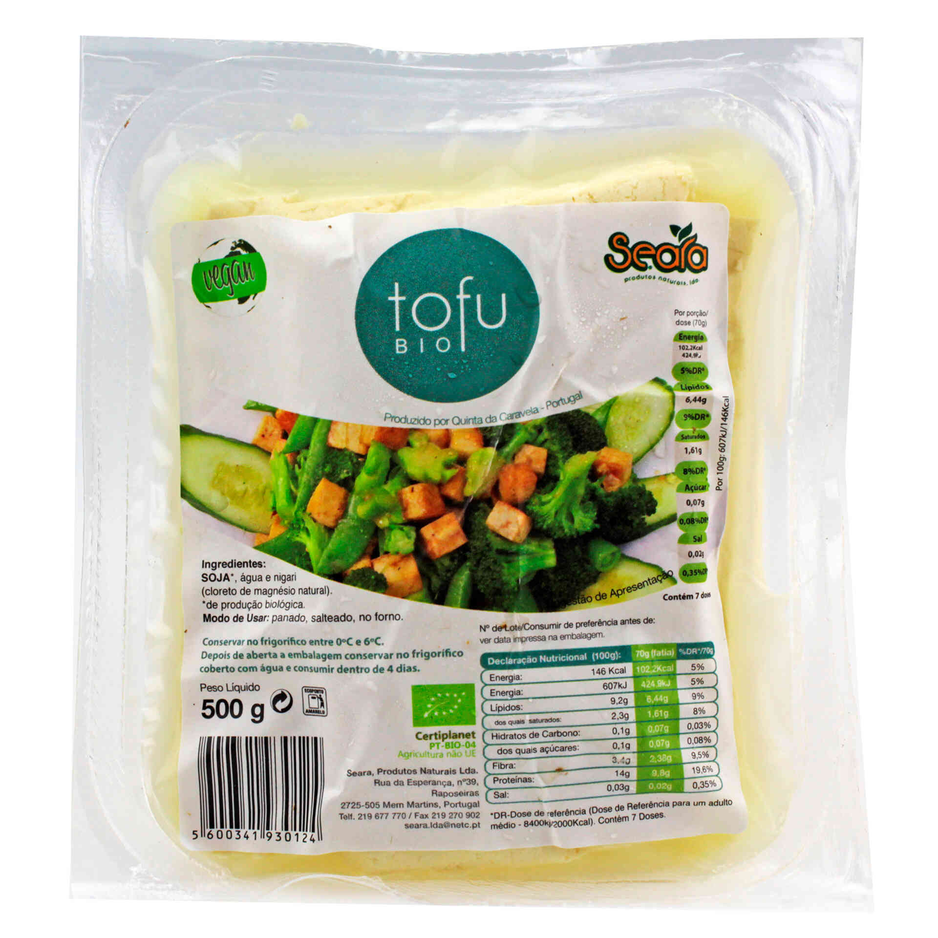 Tofu Refrigerado Biol Gico Emb Gr Seara Continente