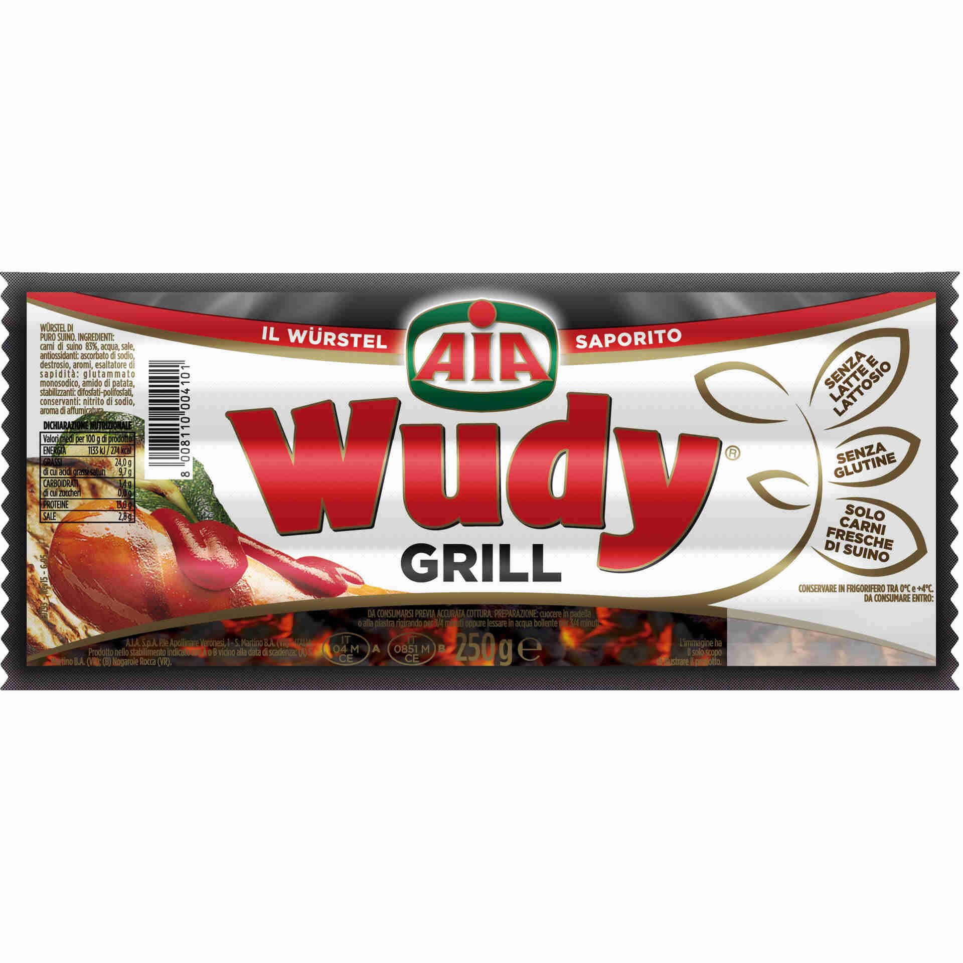 Salsichas Grill Emb Gr Wudy Continente