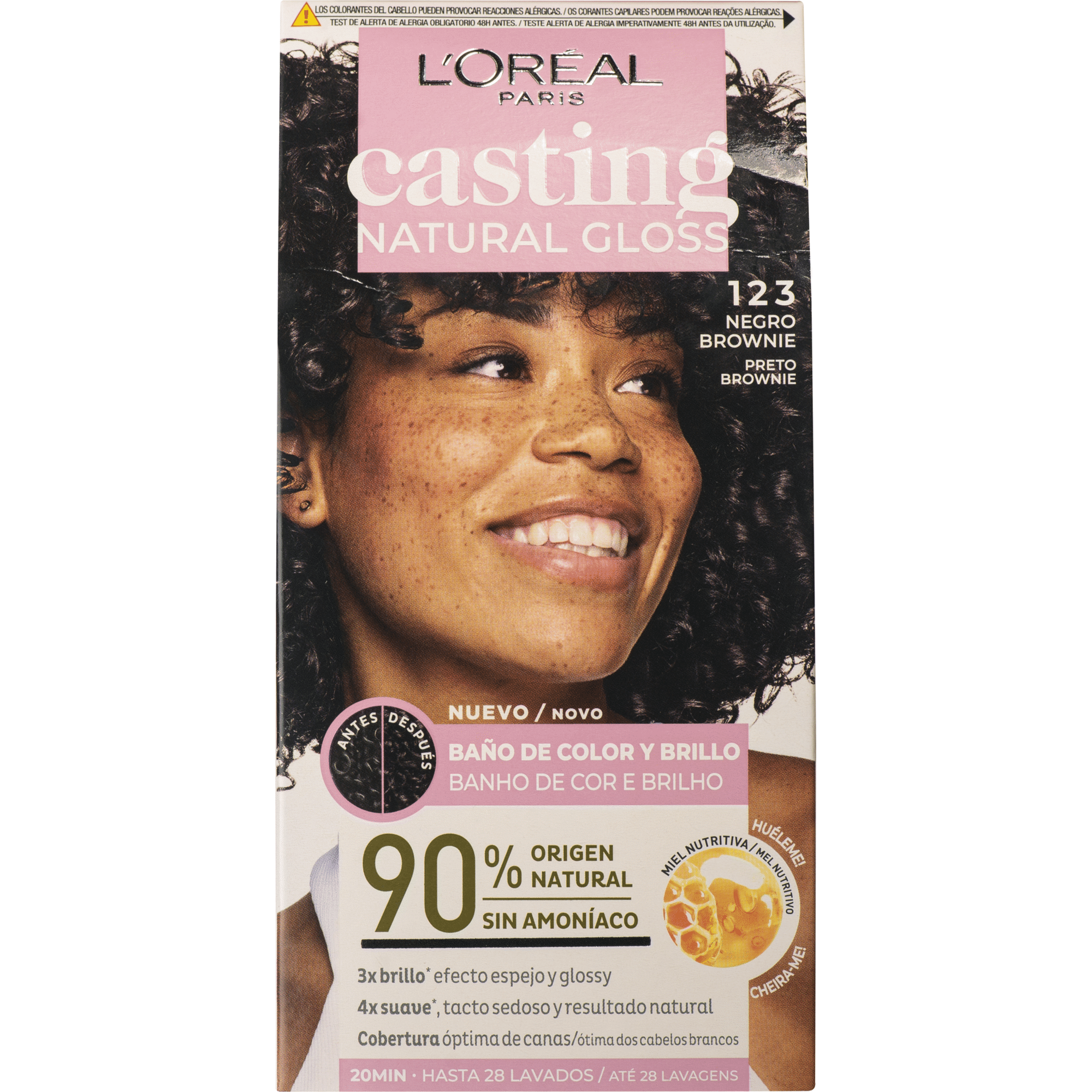 Coloração Casting Natural Gloss Preto Brownie 123