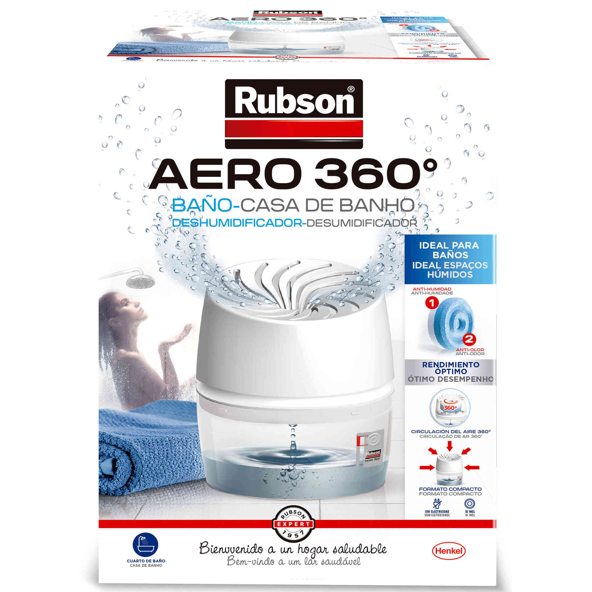 DESHUMIDIFICADOR RUBSON AERO 360 