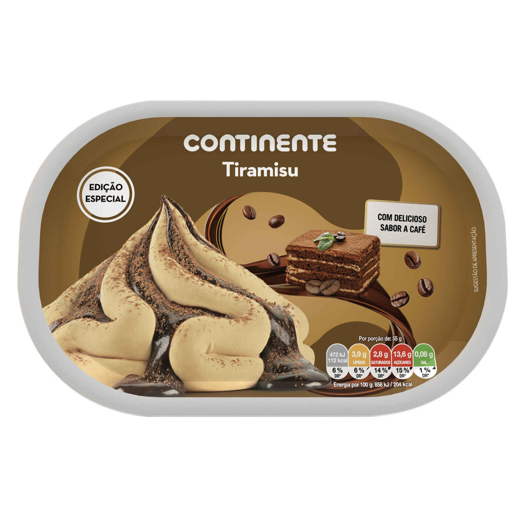 Gelado Tiramisu