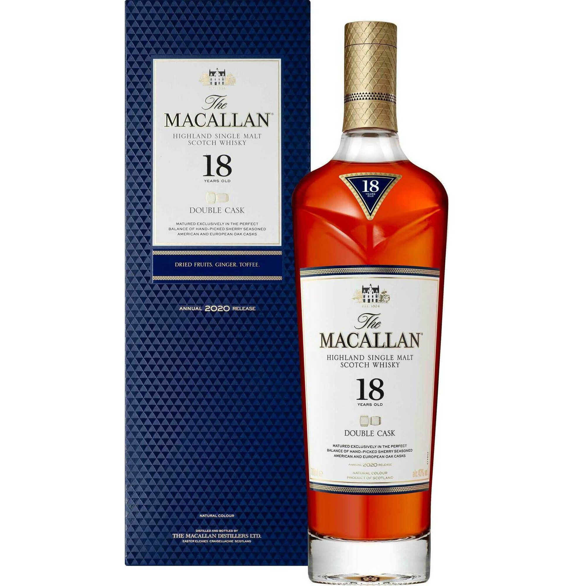 Whisky Macallan Double Cask 18 Anos