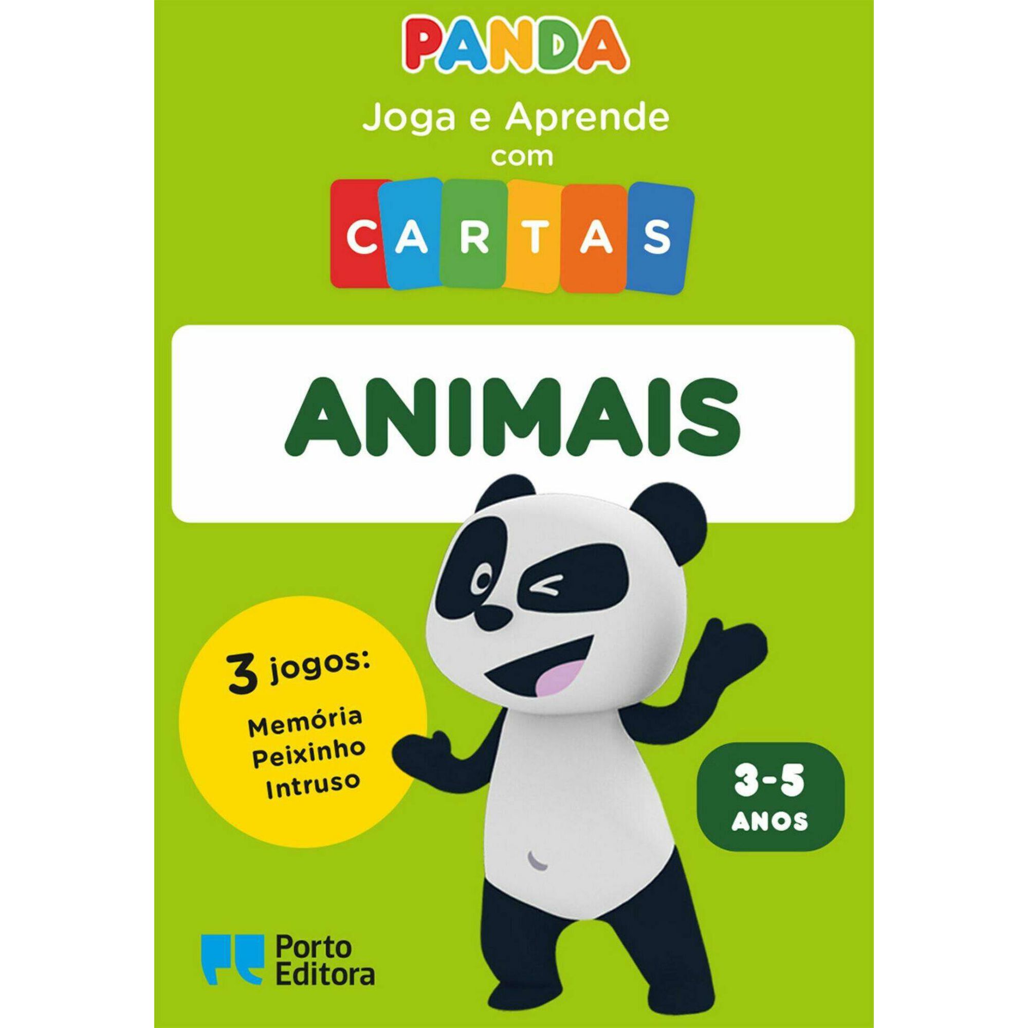 Panda - Joga e Aprende com Cartas - Animais