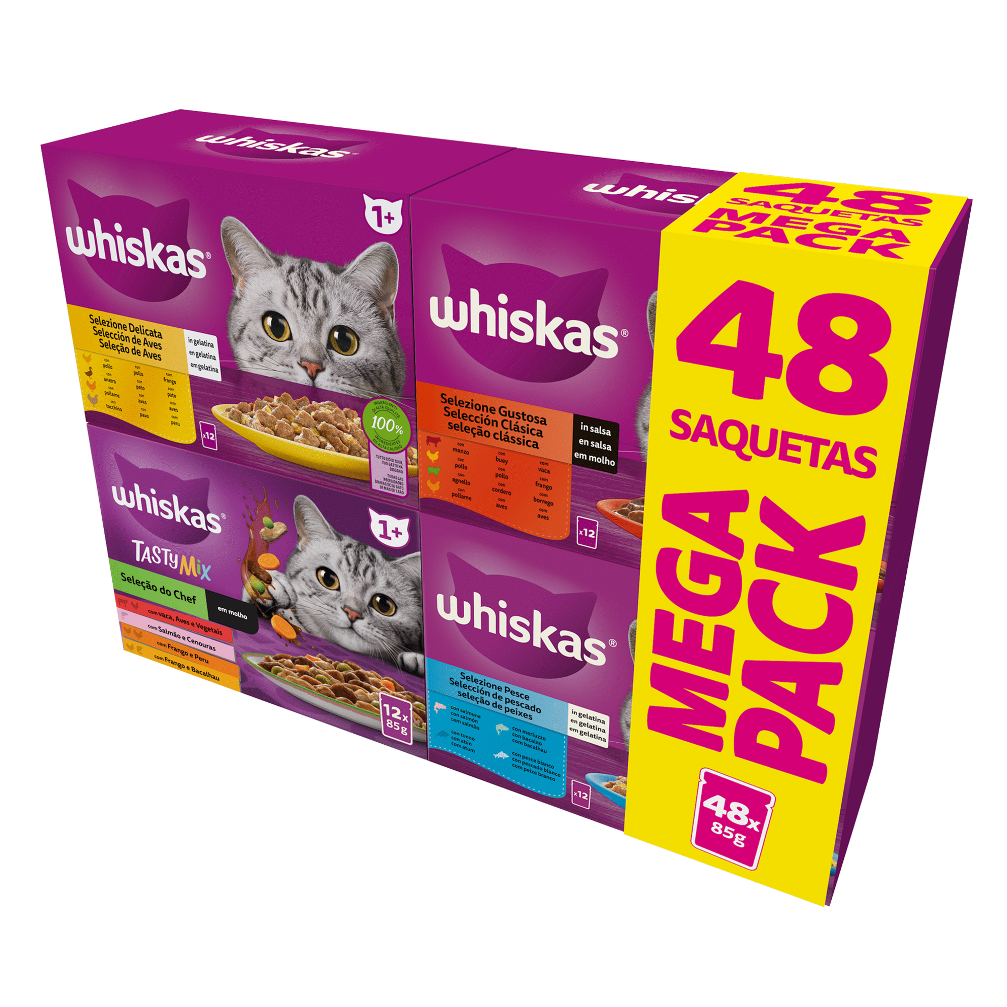 Mega Pack Comida Húmida para Gato Sortido