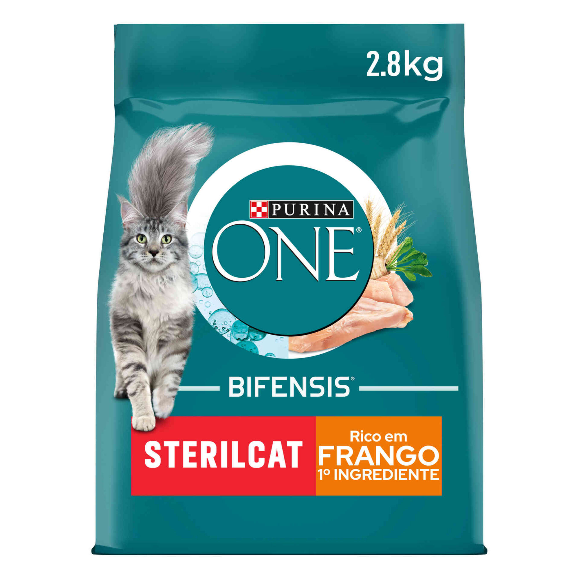 Ração para Gato Adulto Esterilizado Frango - emb. 2,8 kg - Perfect