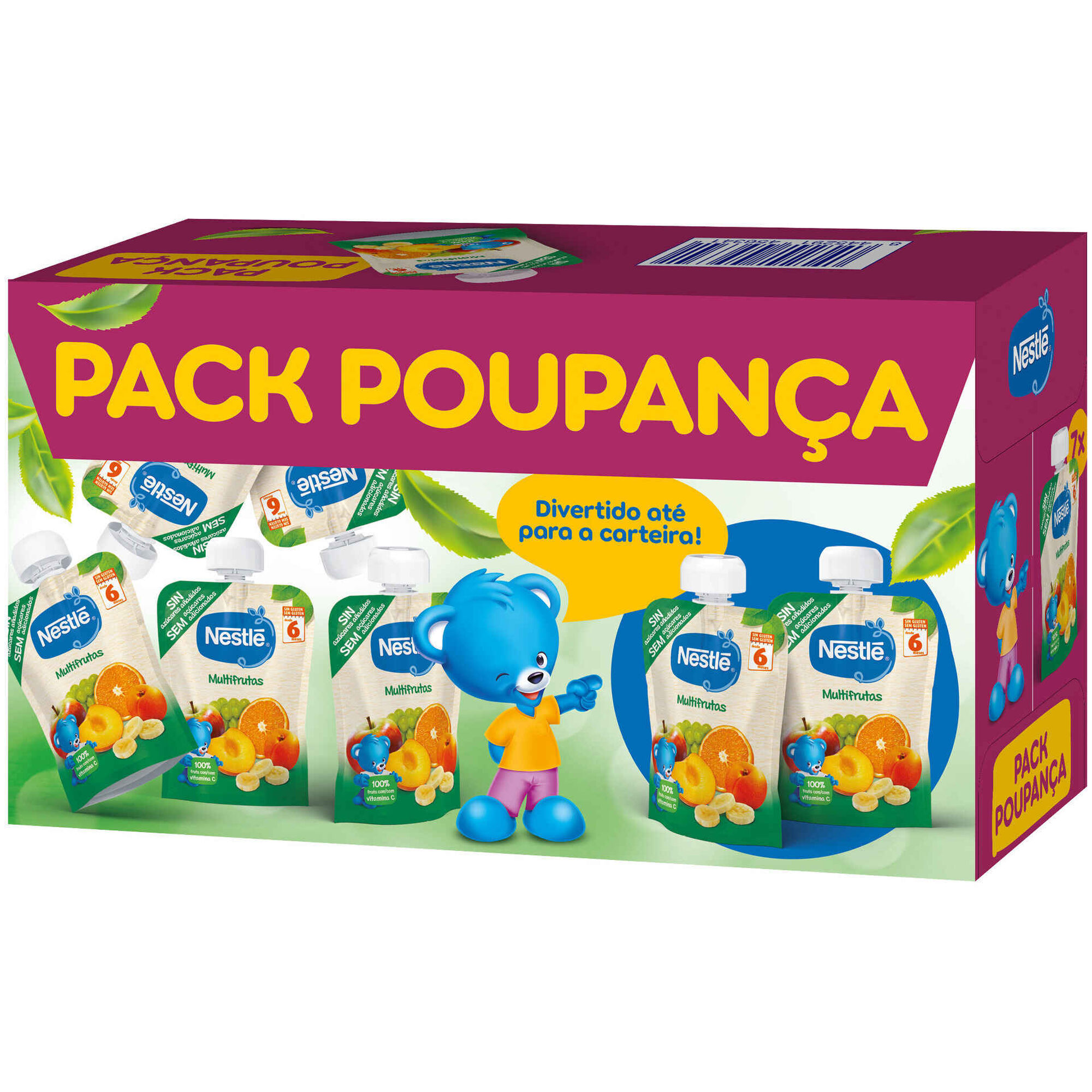 Pack Saquetas de Fruta Multifrutas +6M