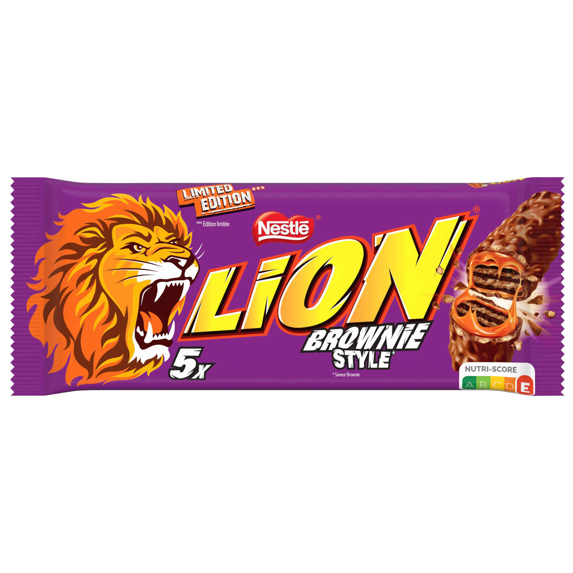 Snack de Chocolate de Leite e Brownie Lion