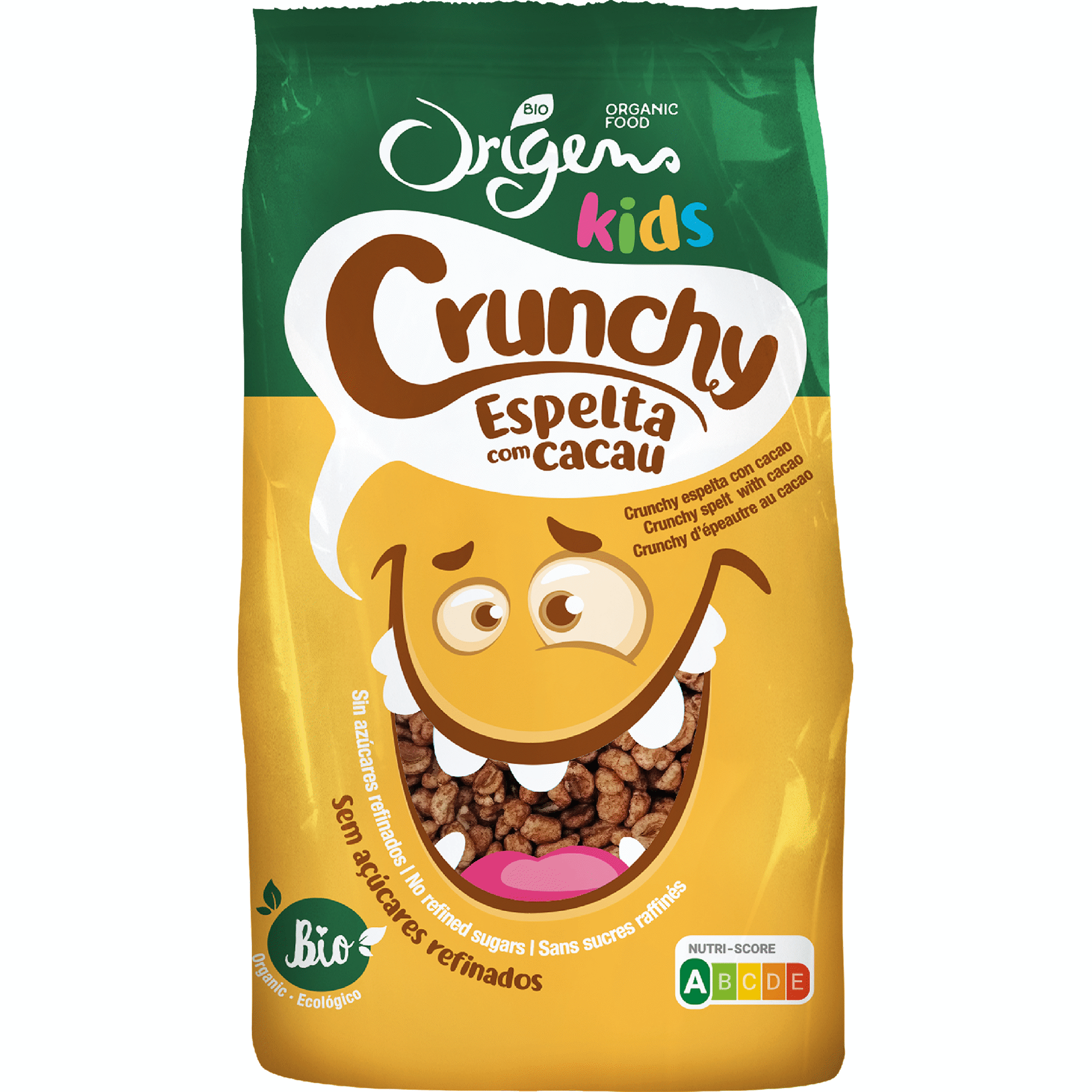 Cereais Crunchy Kids Espelta com Cacau