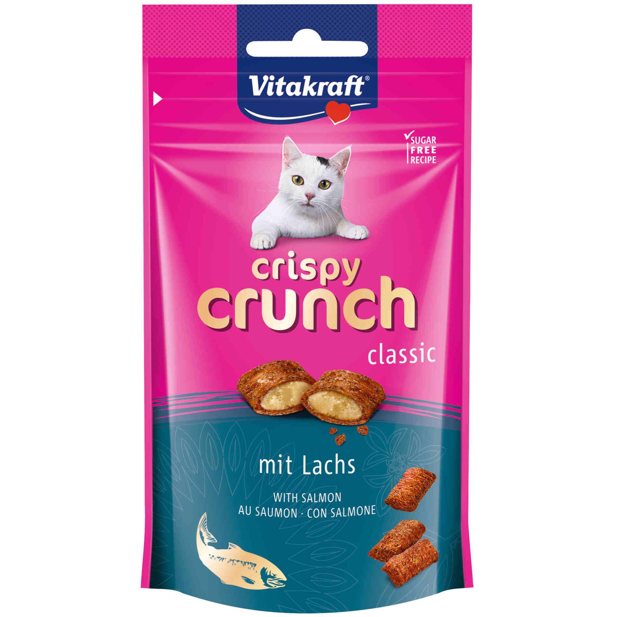 Snack para Gato Crispy Crunch Salmão