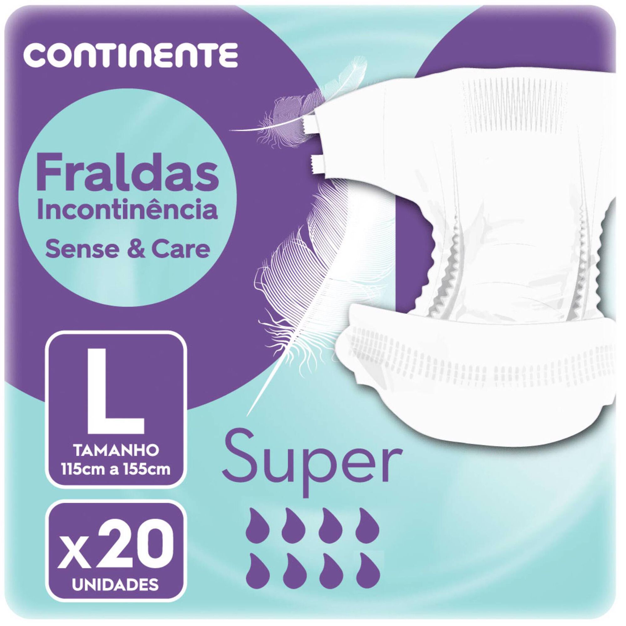 ROUPA ÍNTIMA PLENITUD PROTECT PLUS - 16 unid. - Olía Conforto e Saúde