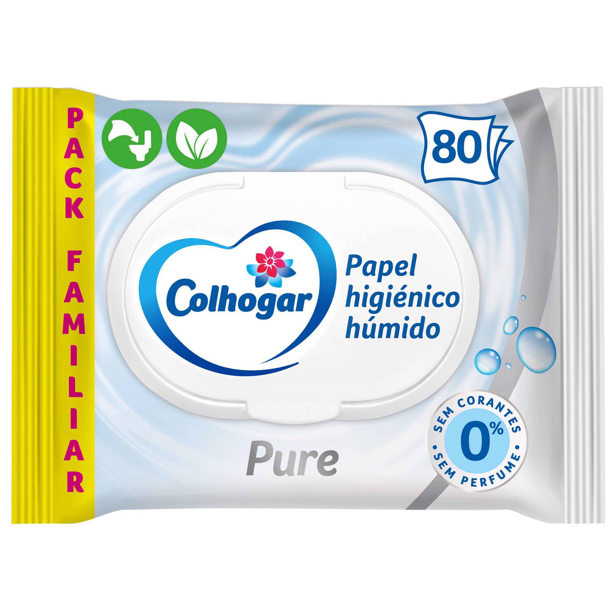 Colhogar Papel higiénico Pure Natural Paquete 6 rollos