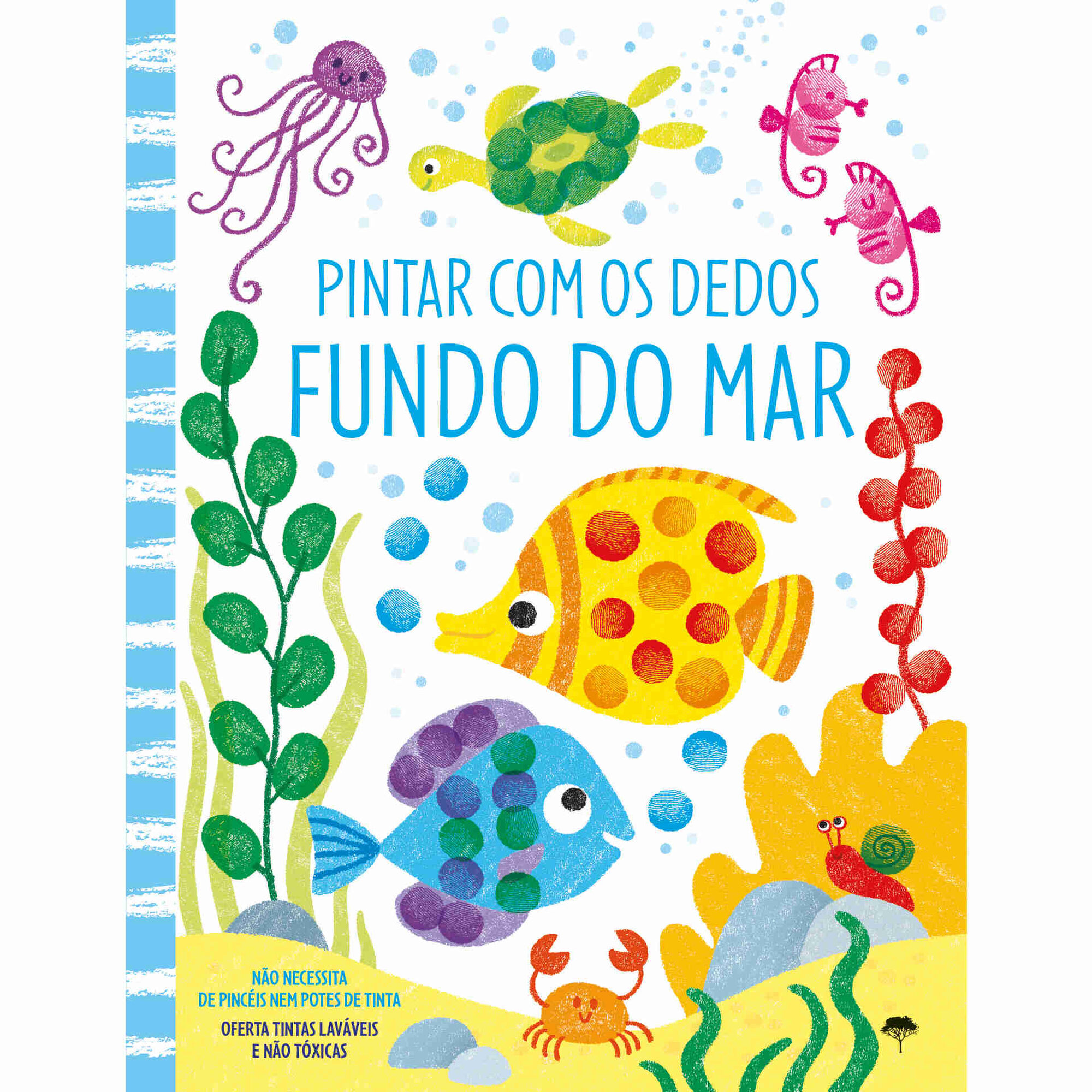Brinquedo Pintura Em Madeira Animais Do Fundo Do Mar 3 Anos