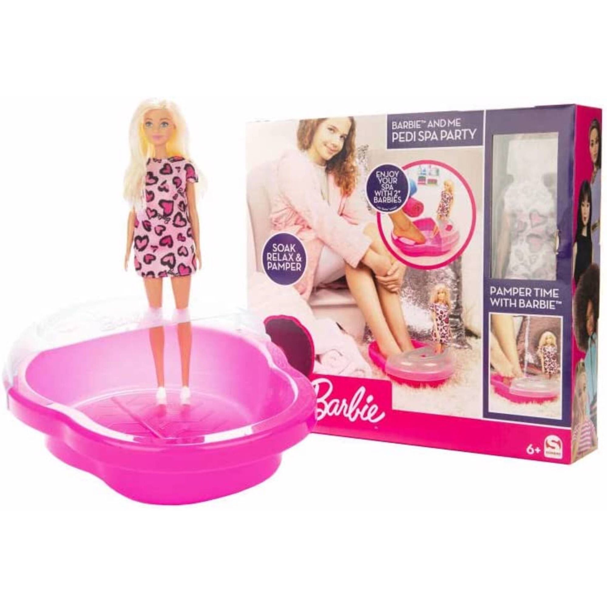 Conjunto e Boneca - Barbie SPA - Salão de Beleza - Manicure e Pedicure -  Mattel