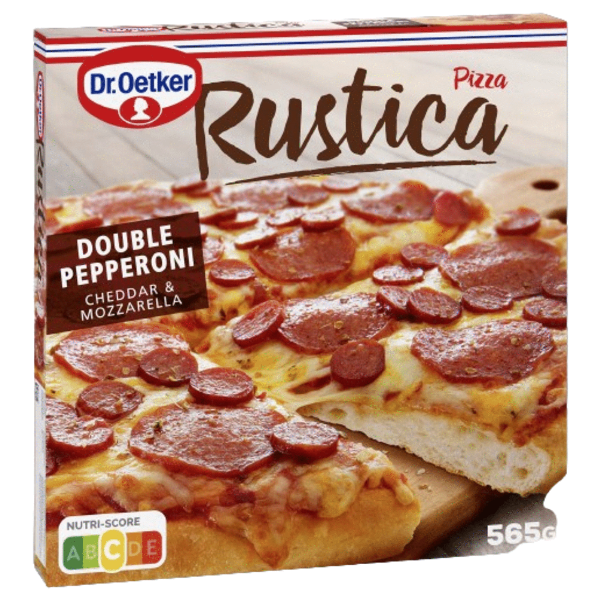 Pizza Rústica Double Pepperoni Chedar e Mozzarella