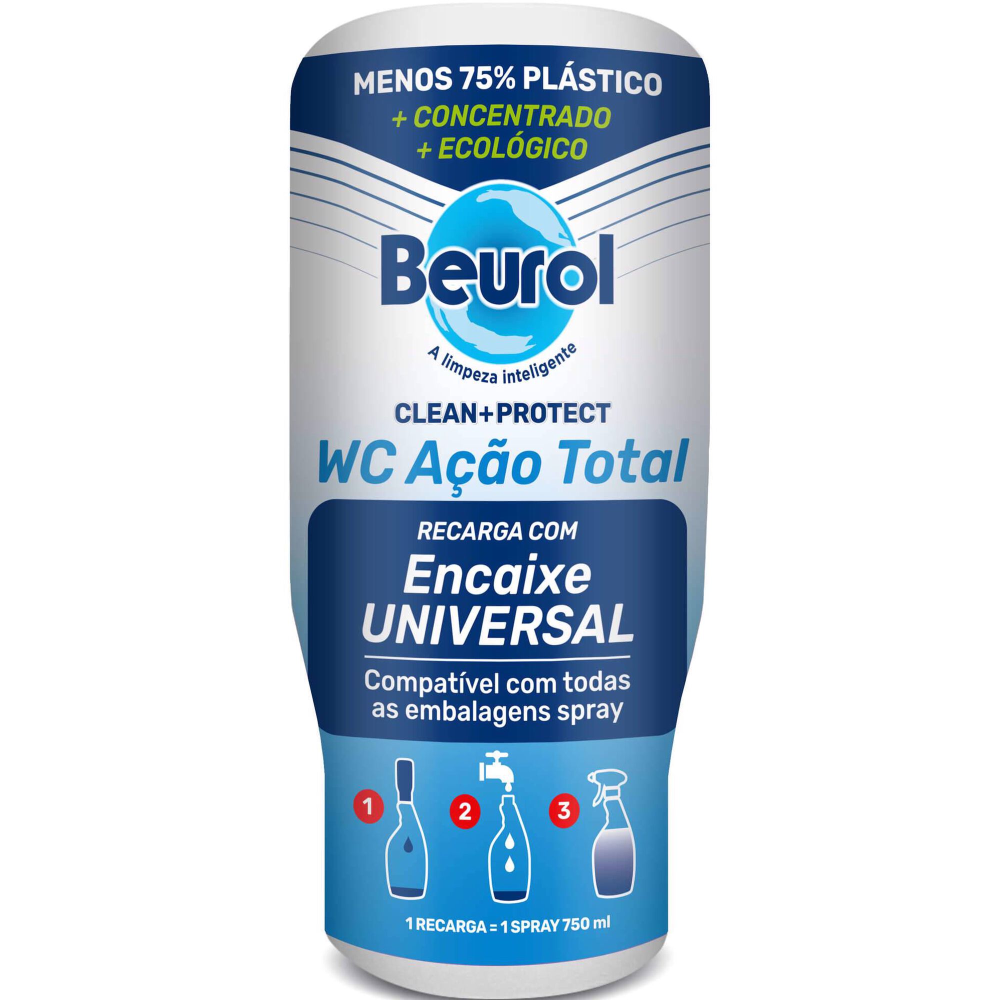 Spray WC Eco Recarga Ação Total