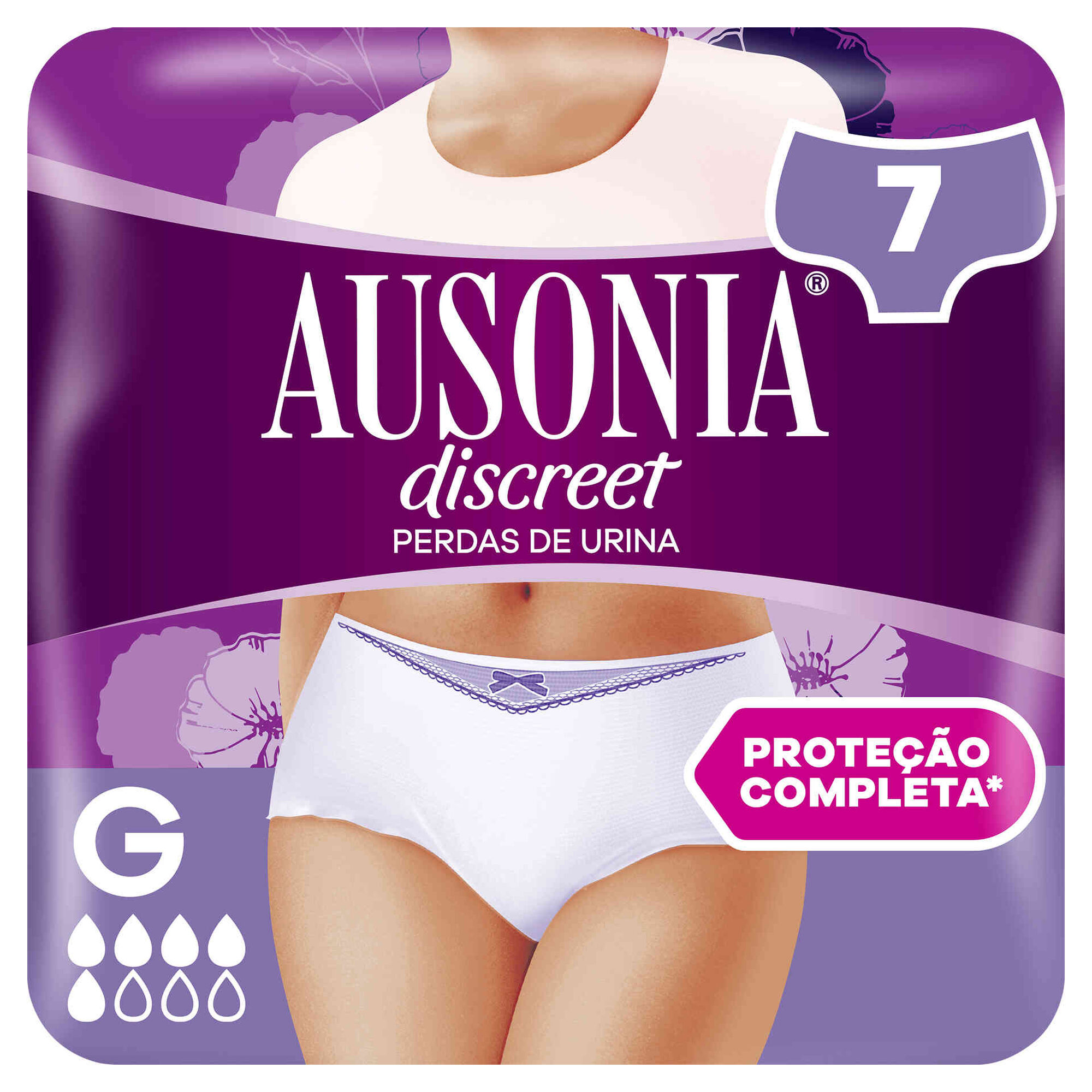 Cuecas Incontinência Discreet Normal L