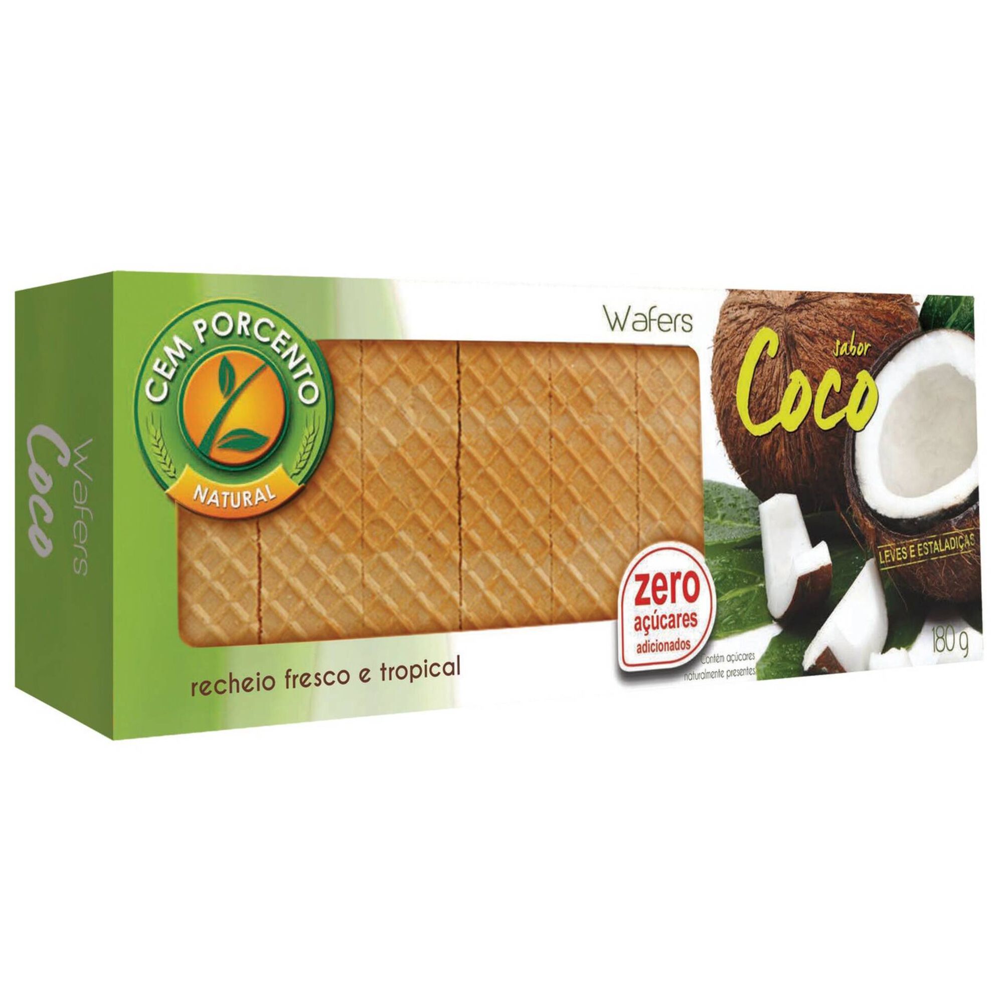 Bolachas Wafers Coco