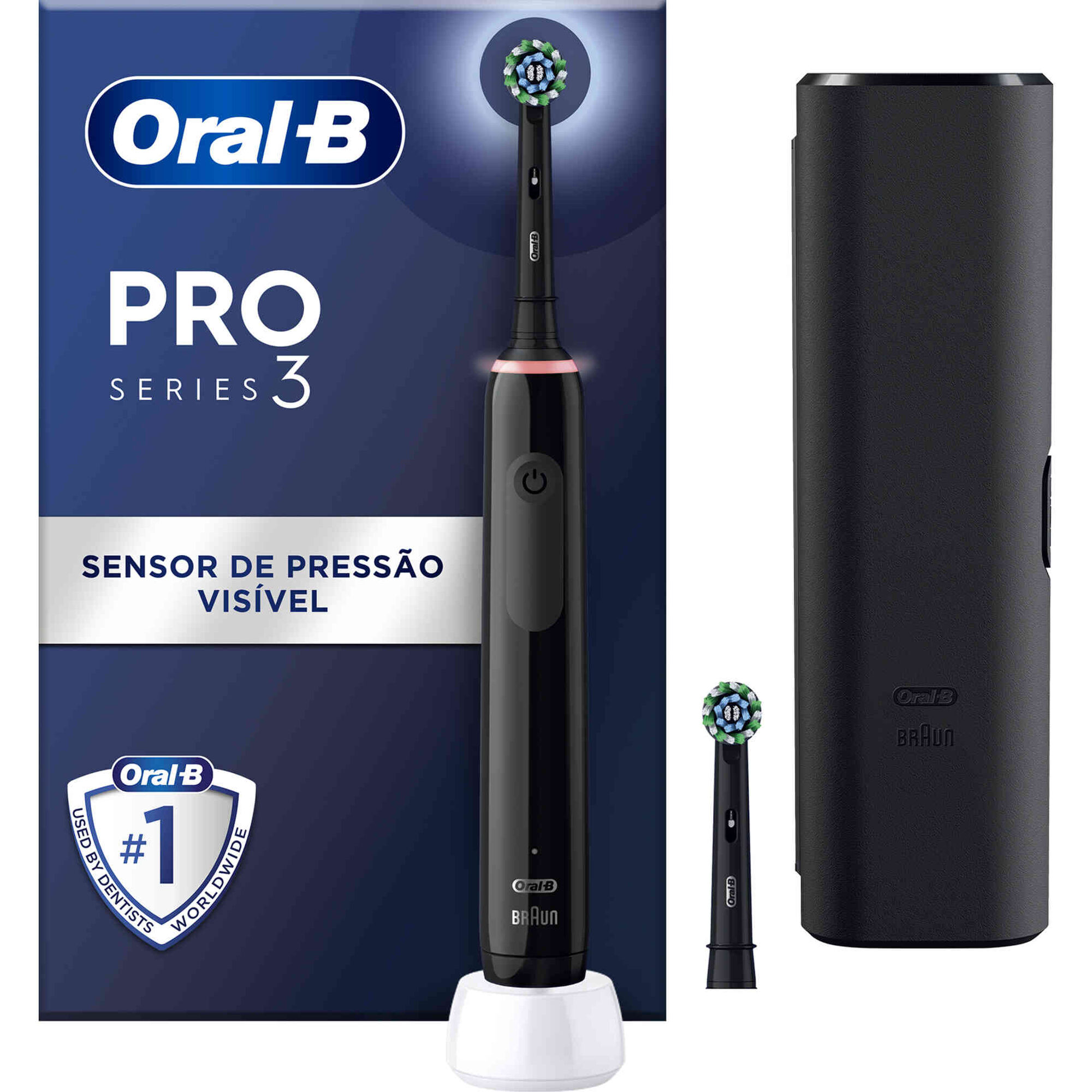 Escova de Dentes Elétrica Pro 3 3500 Preto