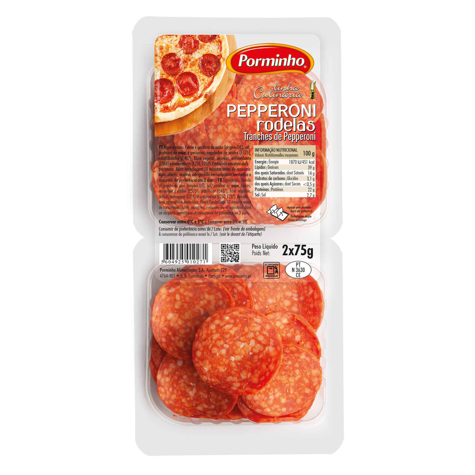 Rodelas de Pepperoni