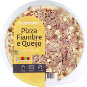 Pizza Fresca de Queijo e Fiambre