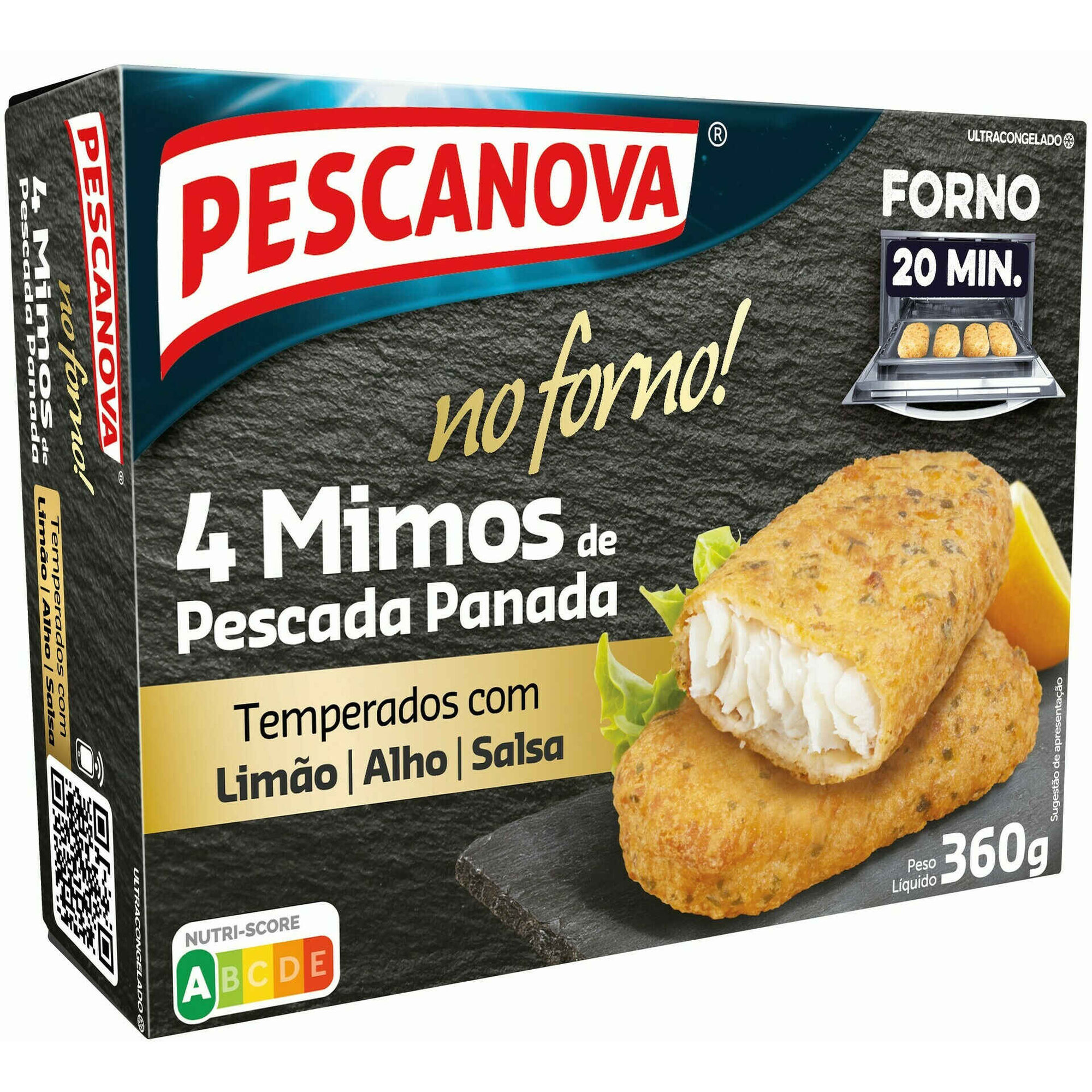 Mimos de Pescada Panada Alho e Salsa