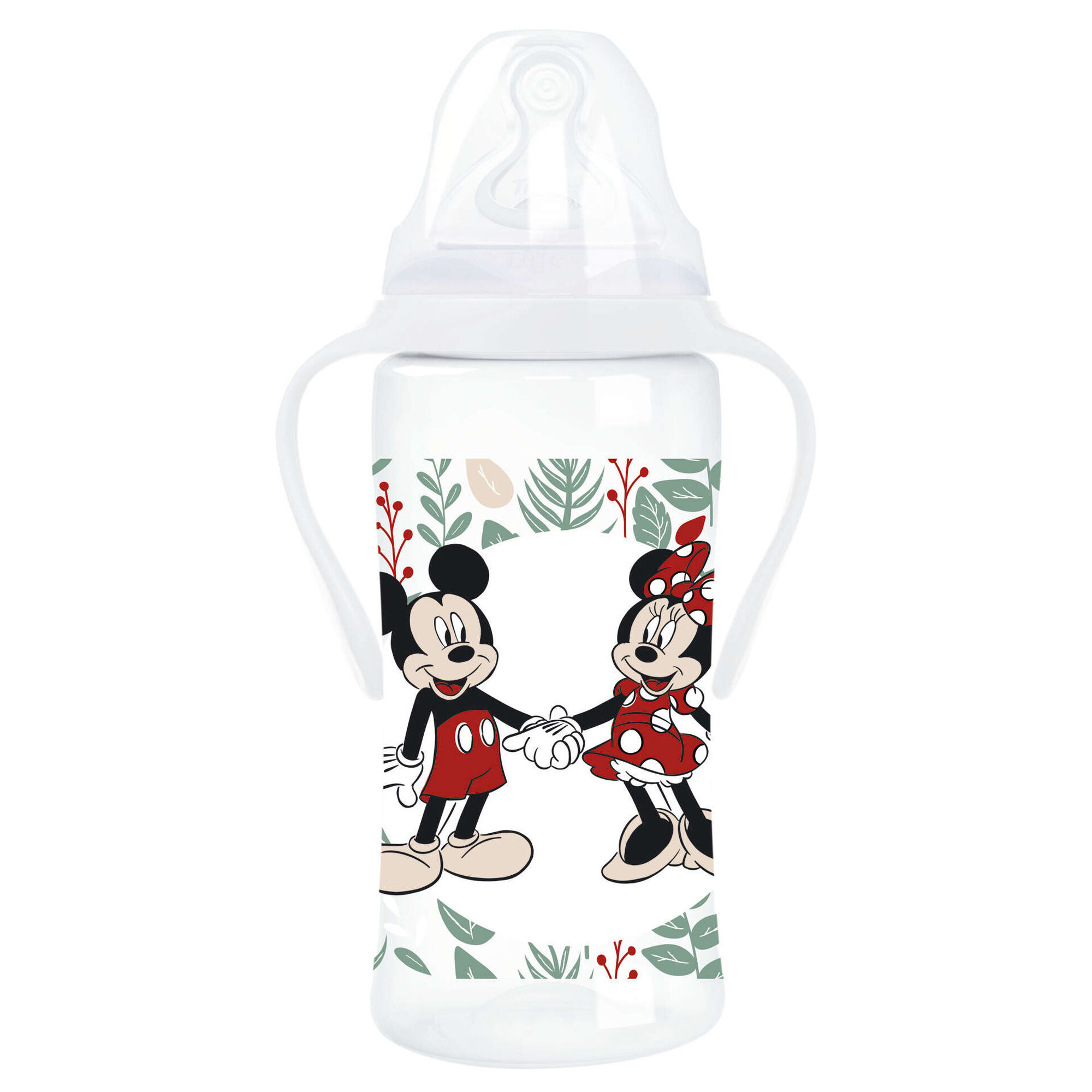 Biberão com pegas 360ml +6M Mickey e Minnie