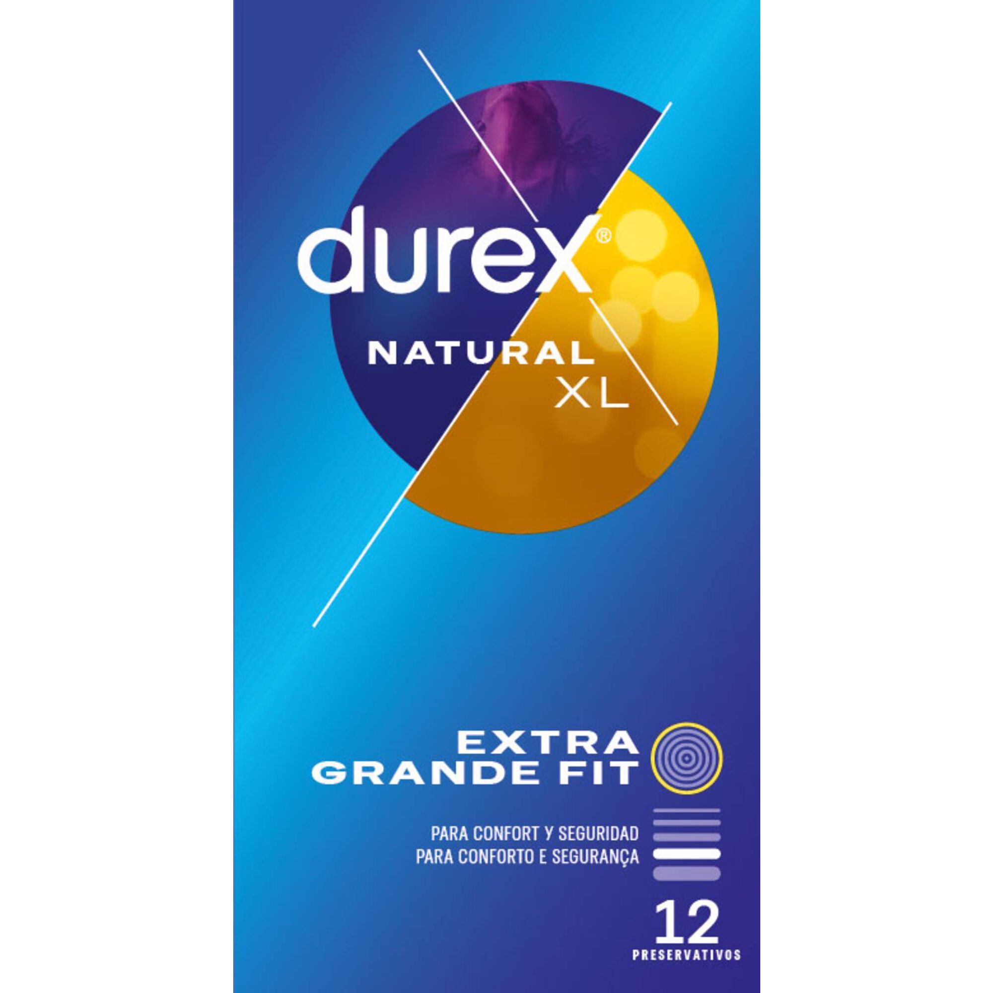 Preservativos Natural XL - emb. 12 un - Durex