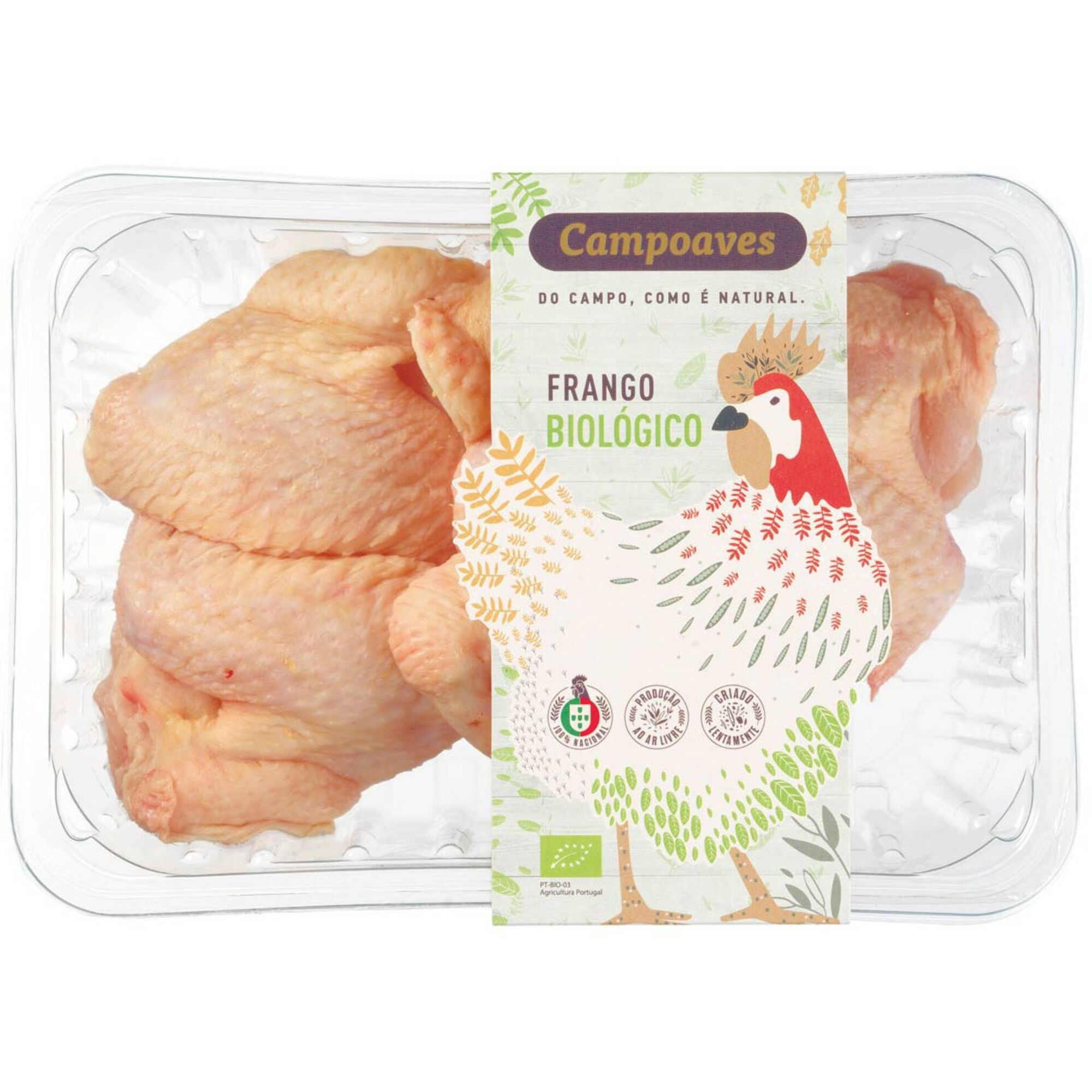 Asinhas de Frango Biológico