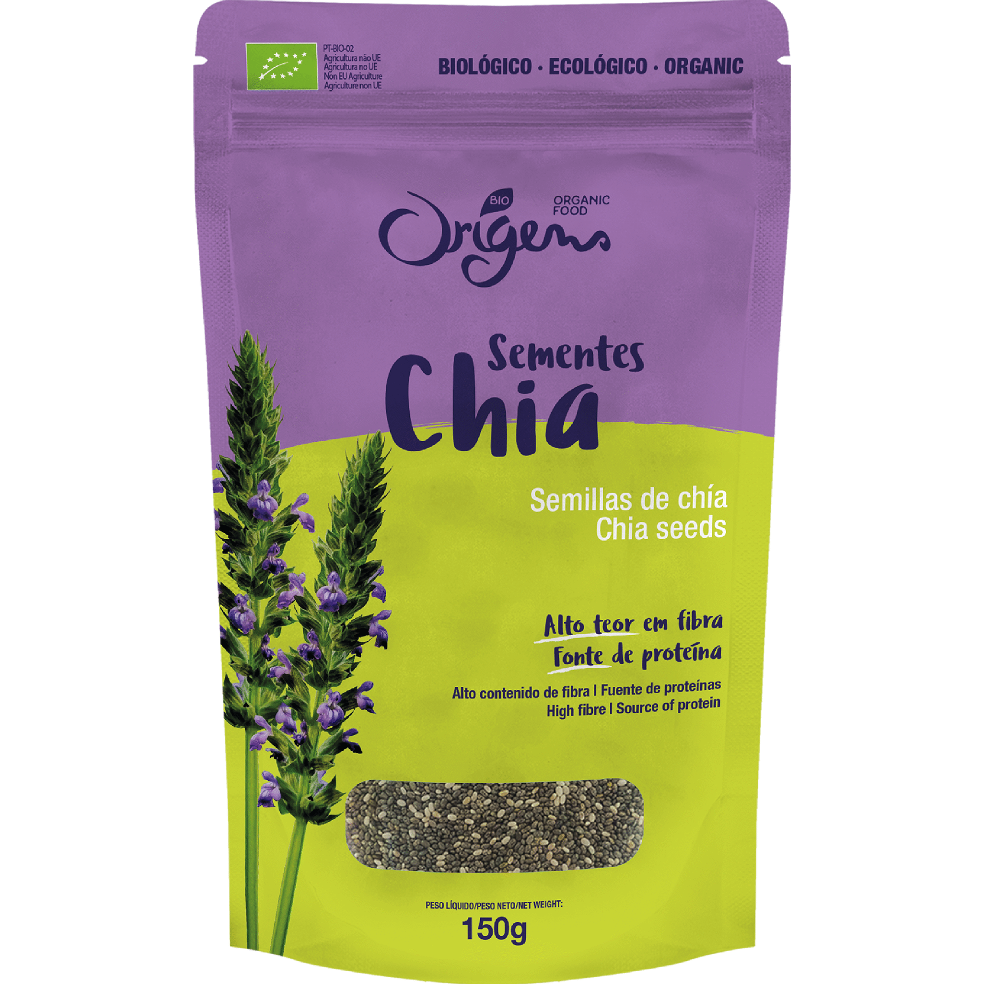 Sementes de Chia Biológicas