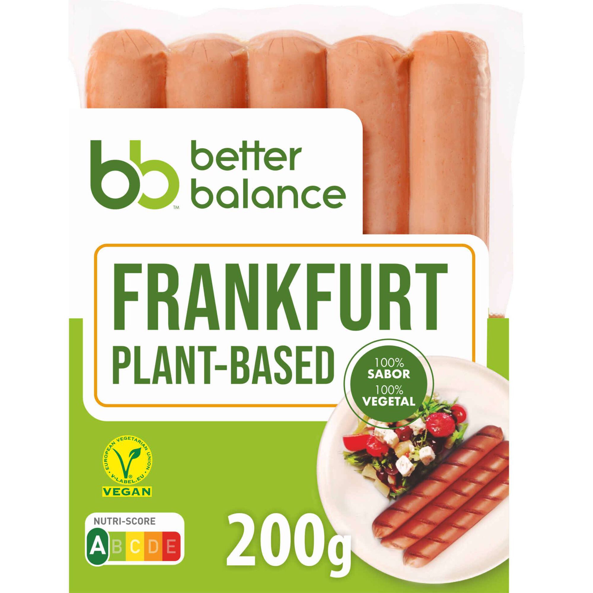 Salsichas Frankfurt 100% Vegetais