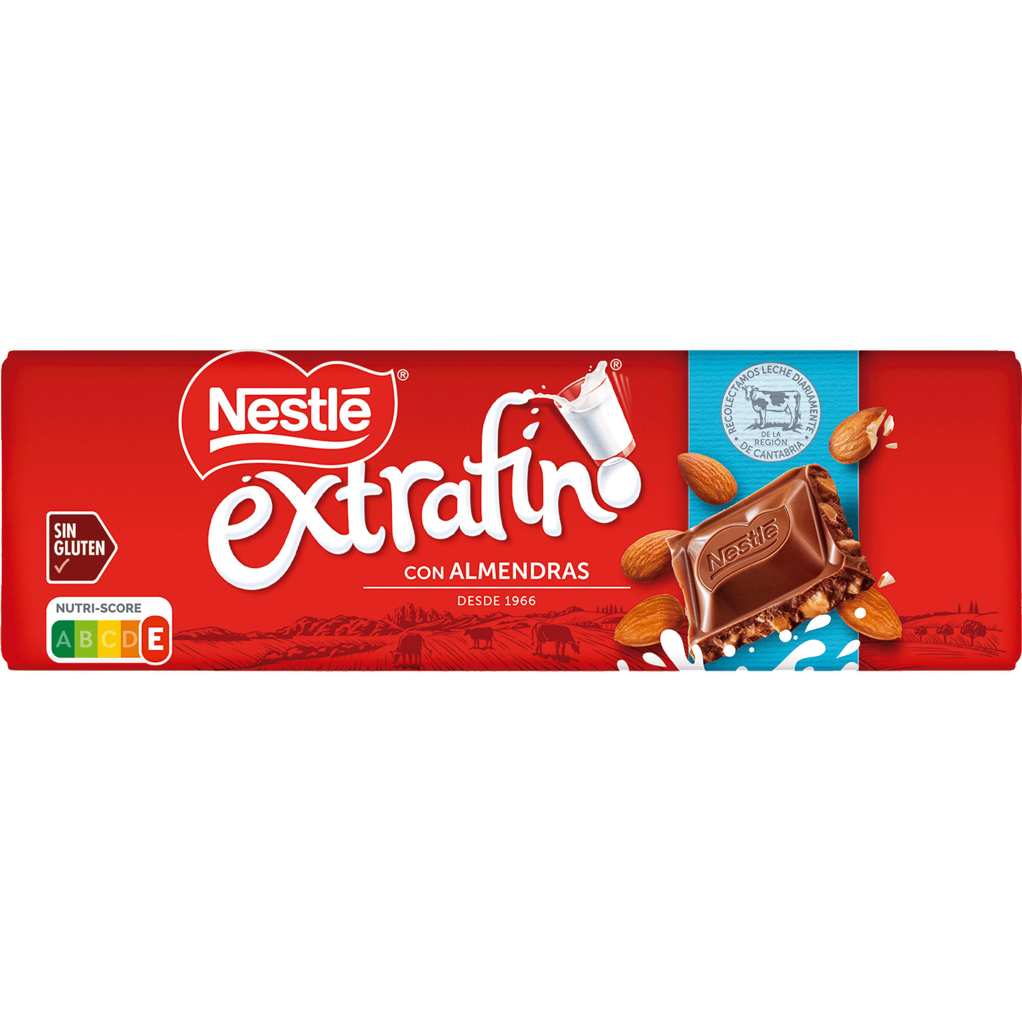 Tablete de Chocolate de Leite Extrafino com Amêndoa sem Glúten