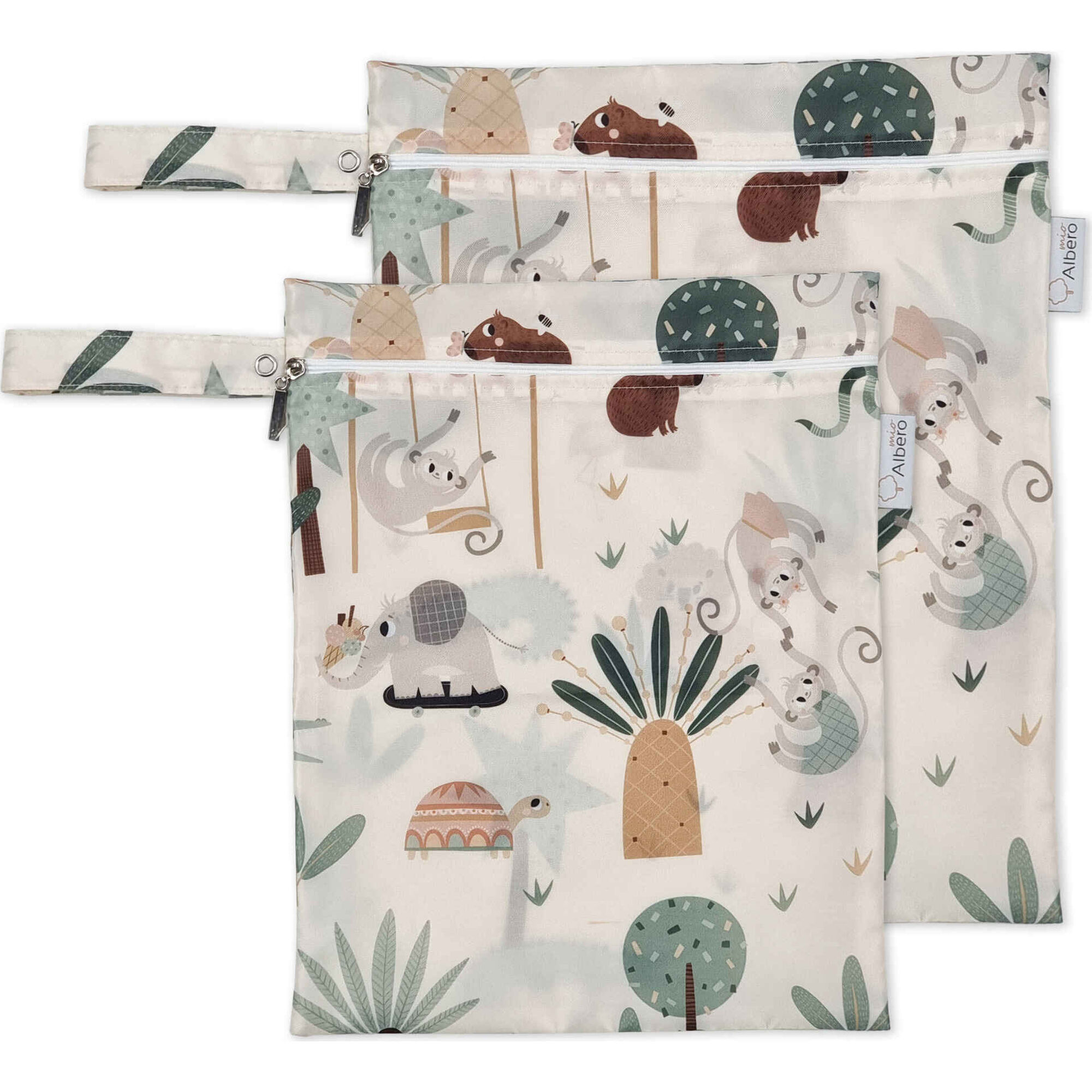 Conjunto 2 Bolsas Impermeáveis Animais da Selva