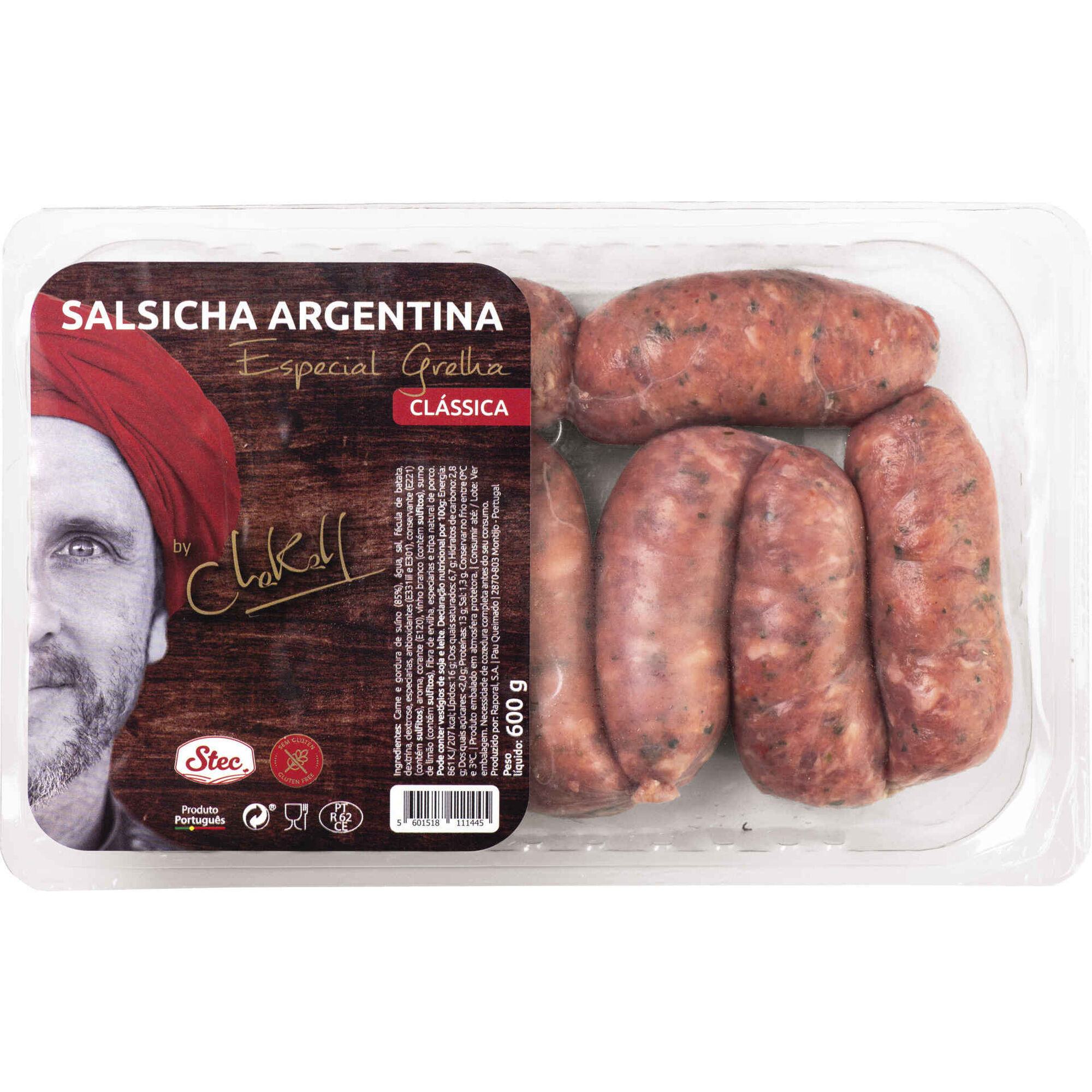 Salsichas Frescas de Porco Argentinas Chakall