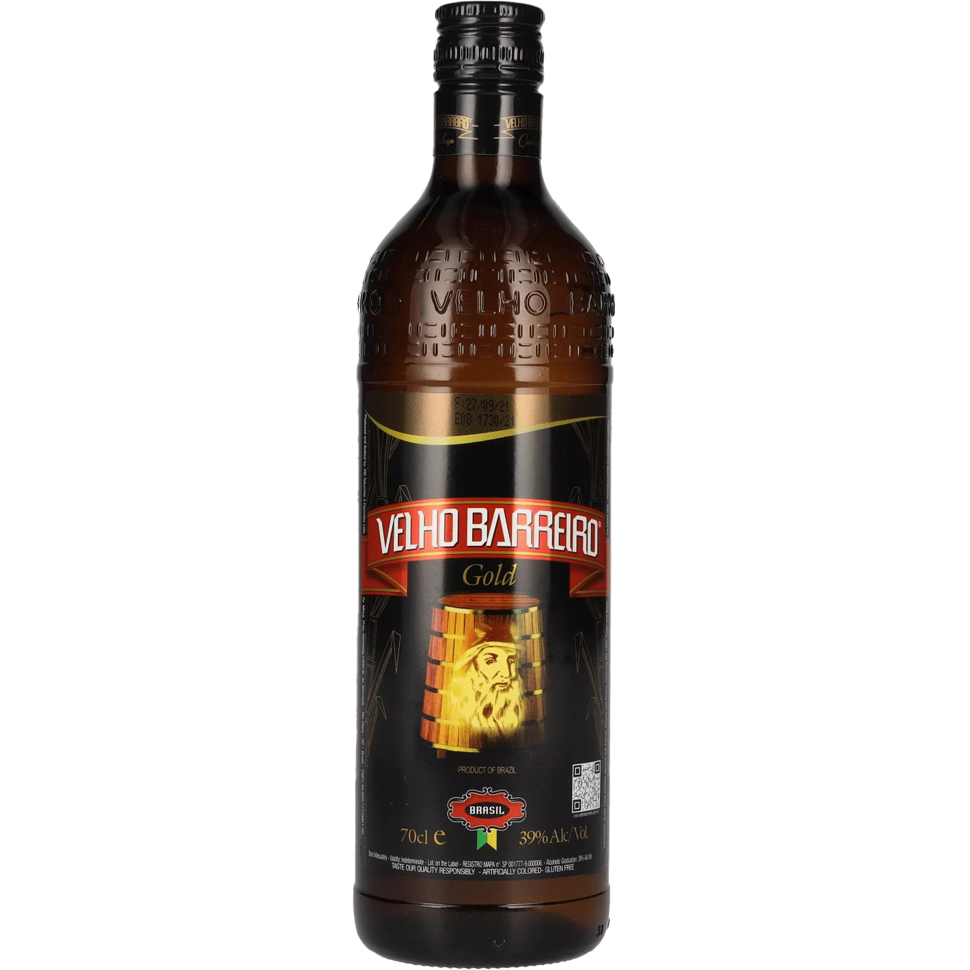 Cachaça Velho Barreiro Gold