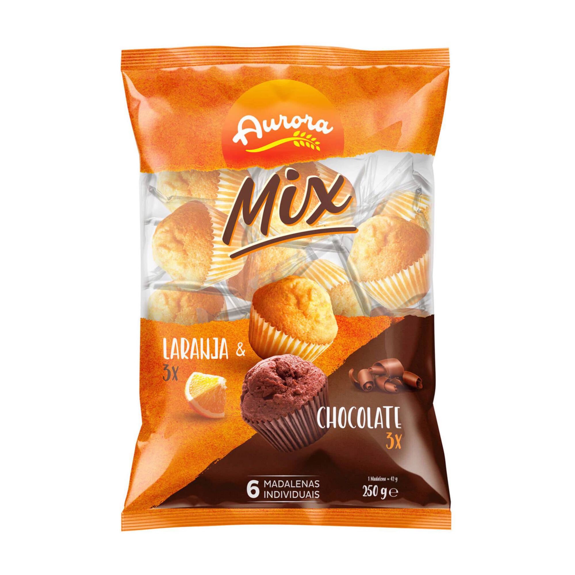 Madalenas de Laranja e Chocolate