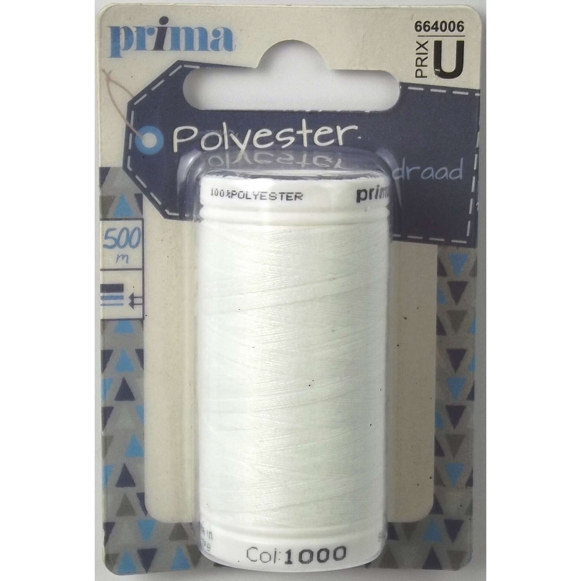 Linha Poliéster 500m Branco