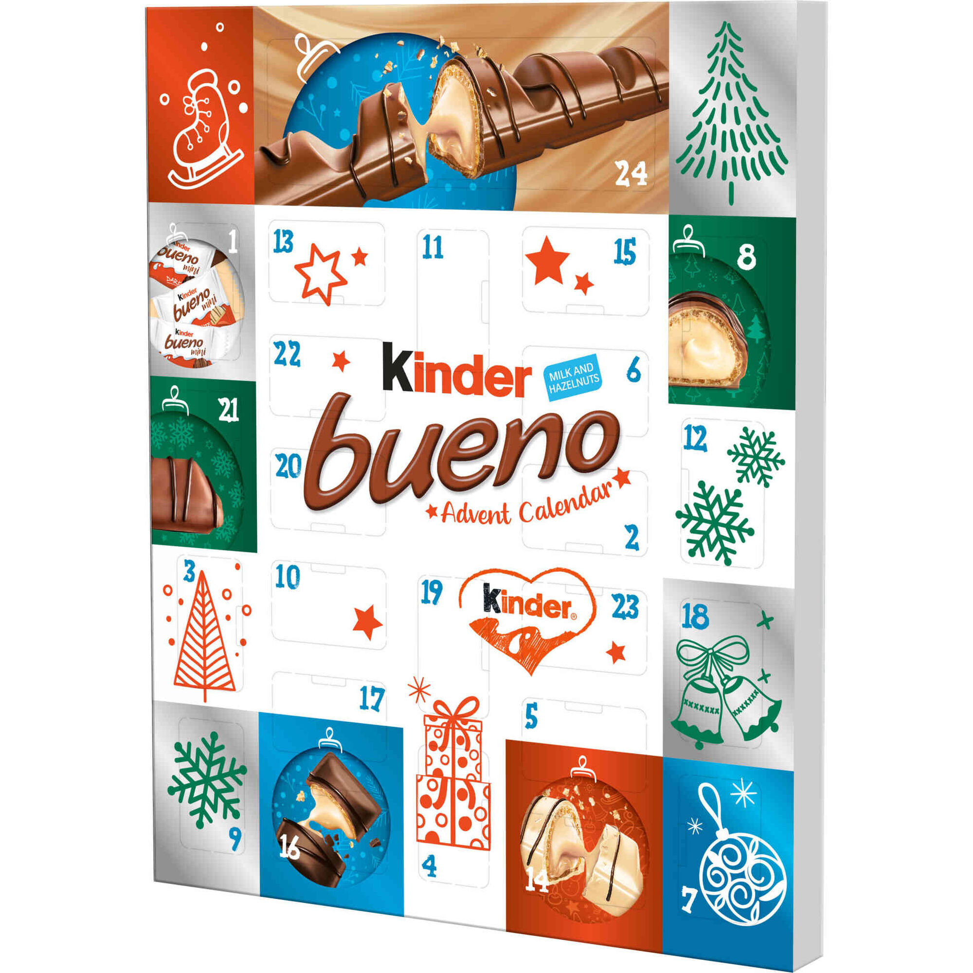 Calendário de Advento de Chocolate Kinder Bueno  Continente Online