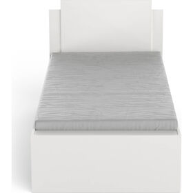 Cama Solteiro 95x204x88cm Branca Life