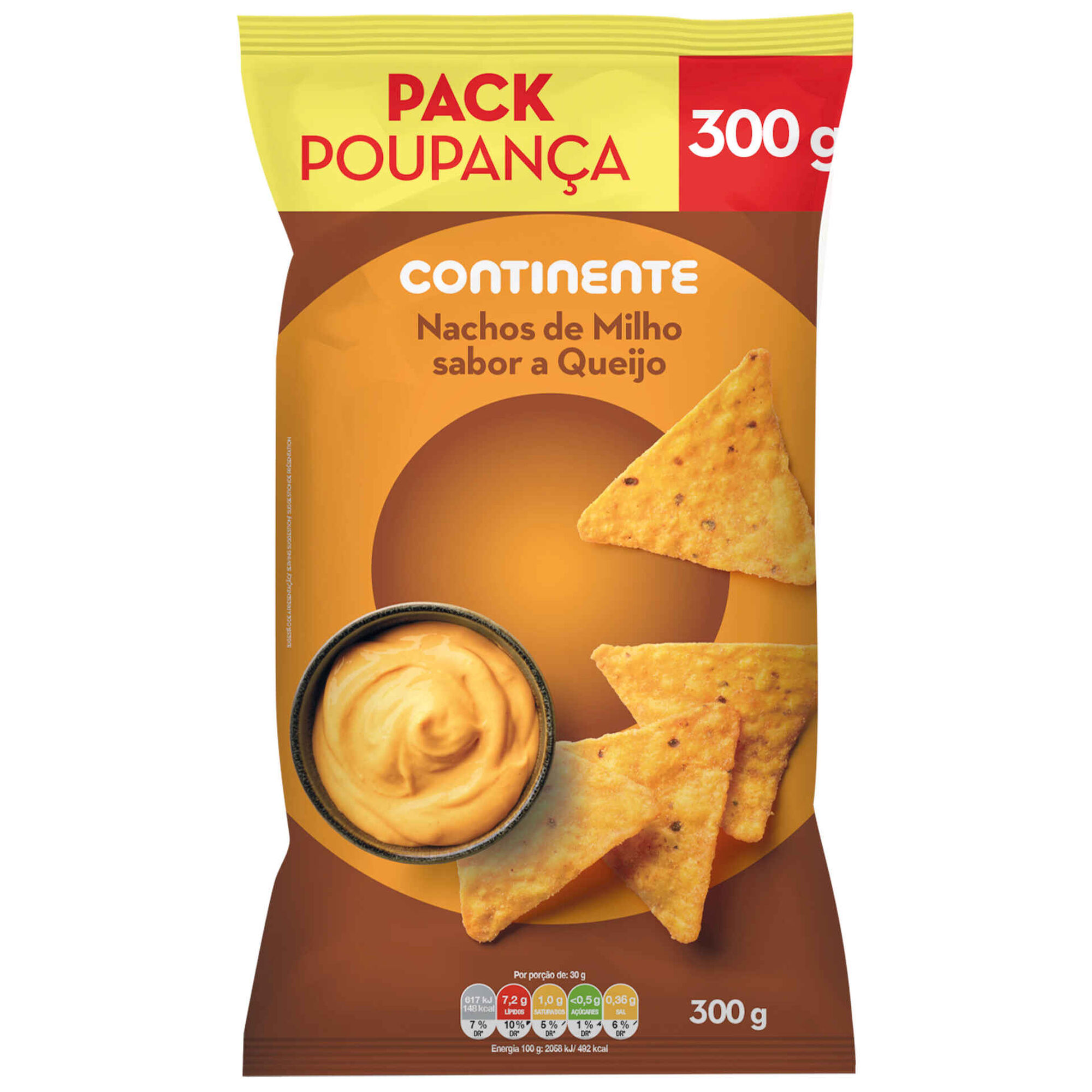 Nachos de Milho Sabor a Queijo Pack Poupança