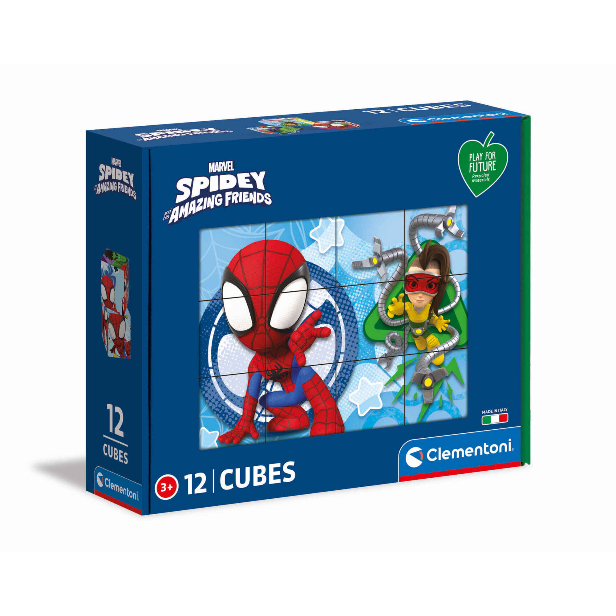 Cubos 12 Peças Spidey and His Amazing Friends