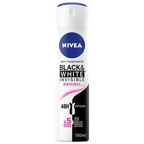 Desodorizante Roll On Invisible Black & White Clothes - emb. 50 ml - Rexona