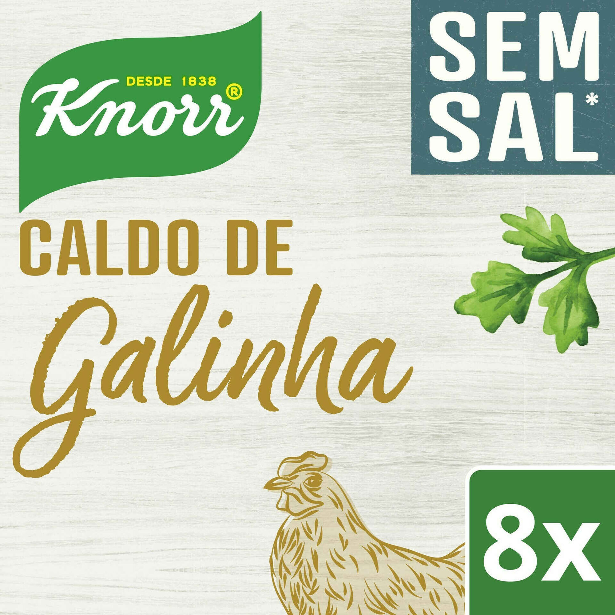 Caldo de Galinha Cubos sem Sal sem Glúten