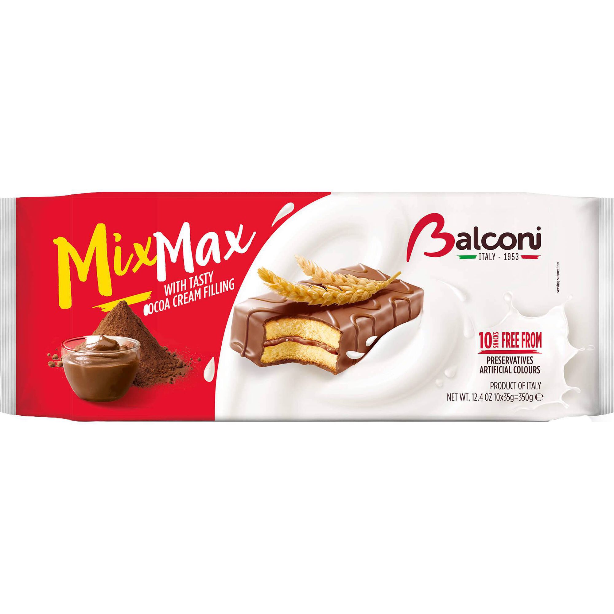 Bolo MixMax com Recheio Cacau e Cobertura Chocolate