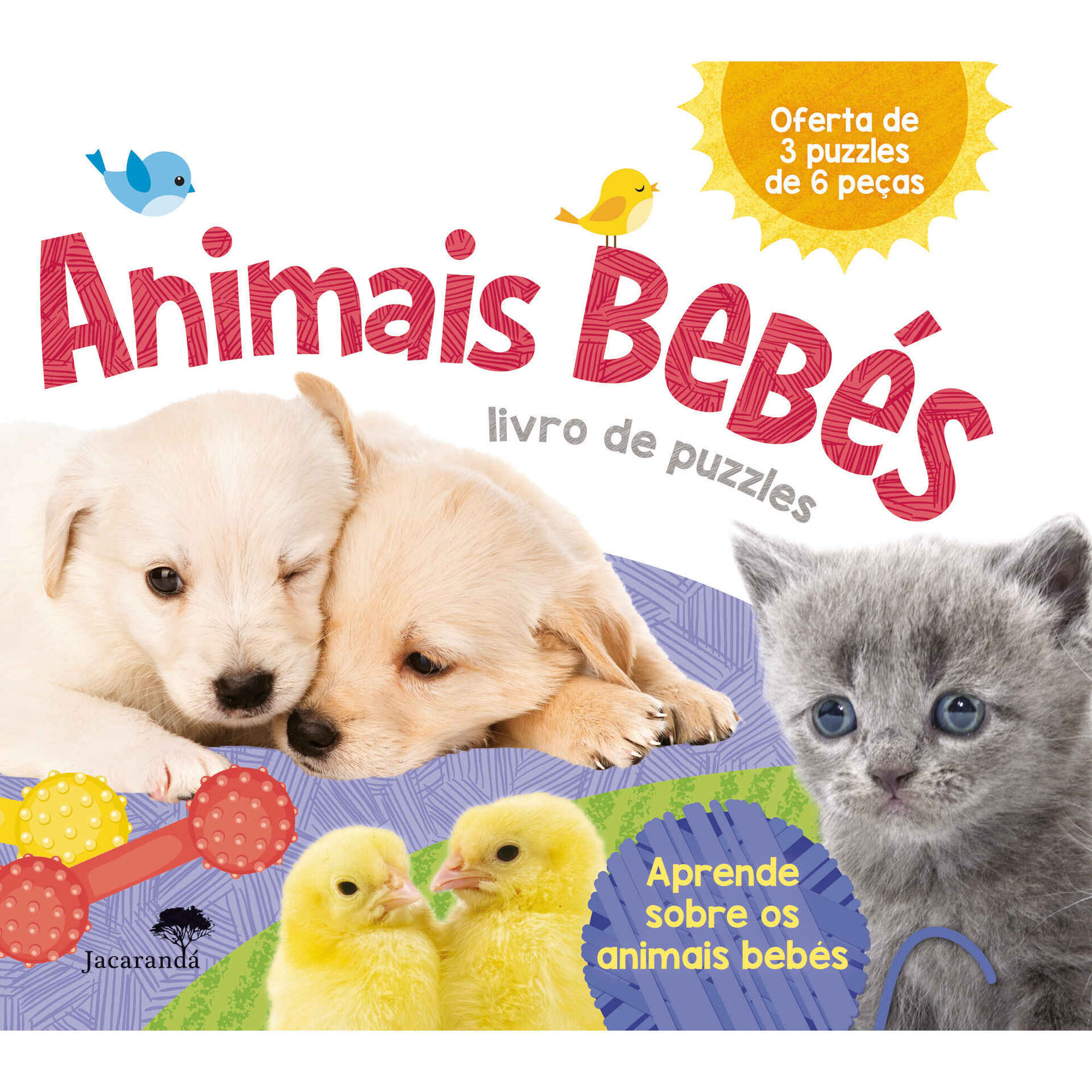 Livro de Puzzles - Animais Bebés