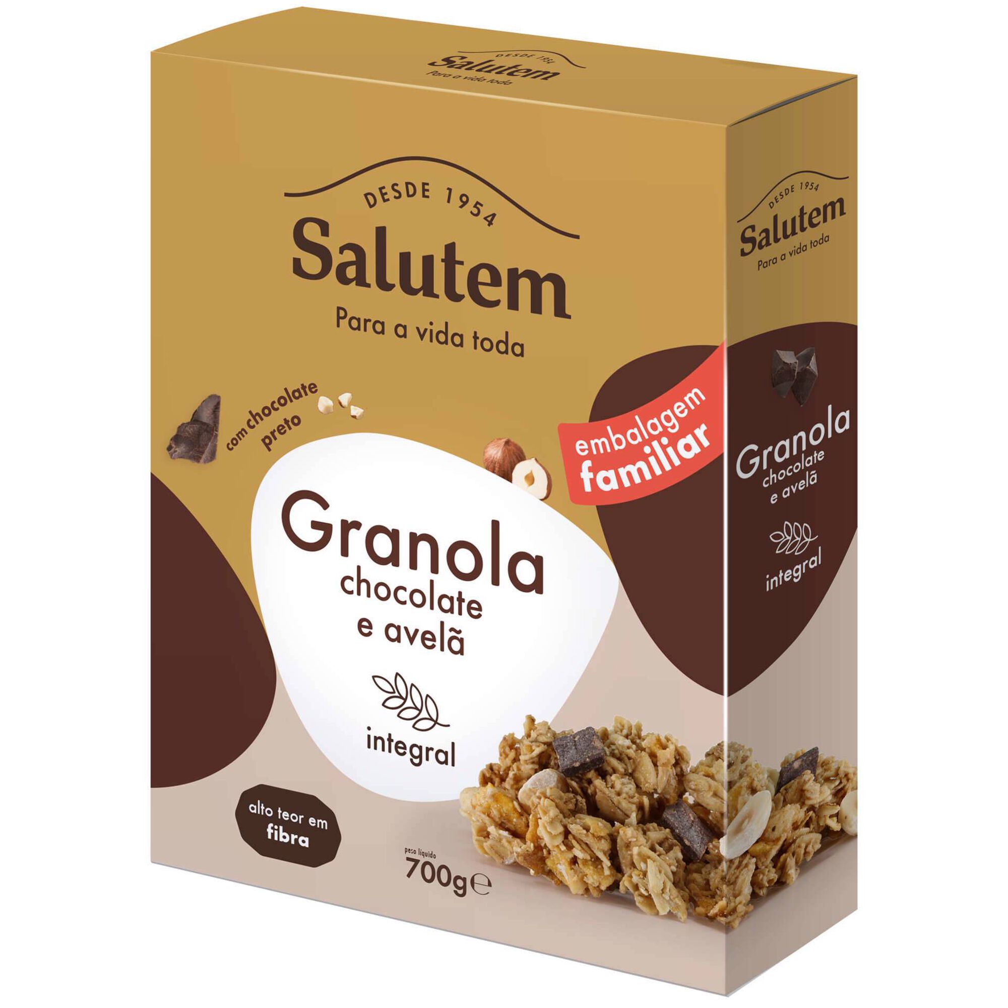 Granola Chocolate e Avelã